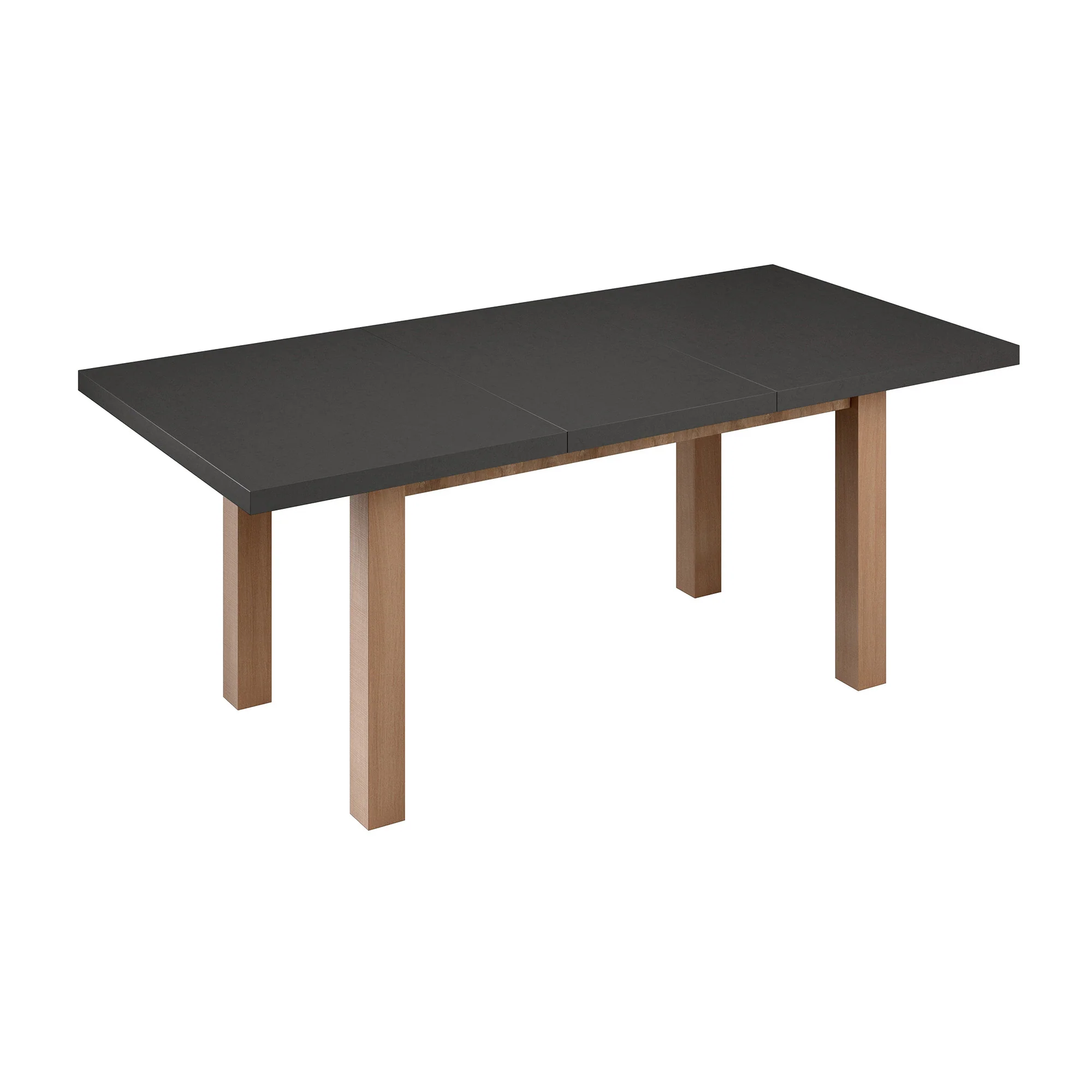 Monaco - Eetkamertafel - Eiken/Grijs - 160x90x79 cm - Image 7
