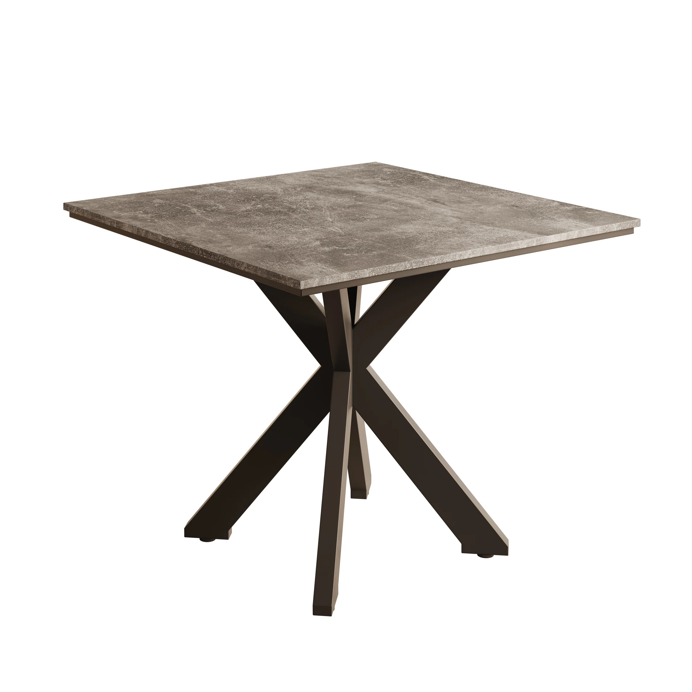 Pacey - Eetkamertafel - Betonlook - 90x90x74 cm - Image 5