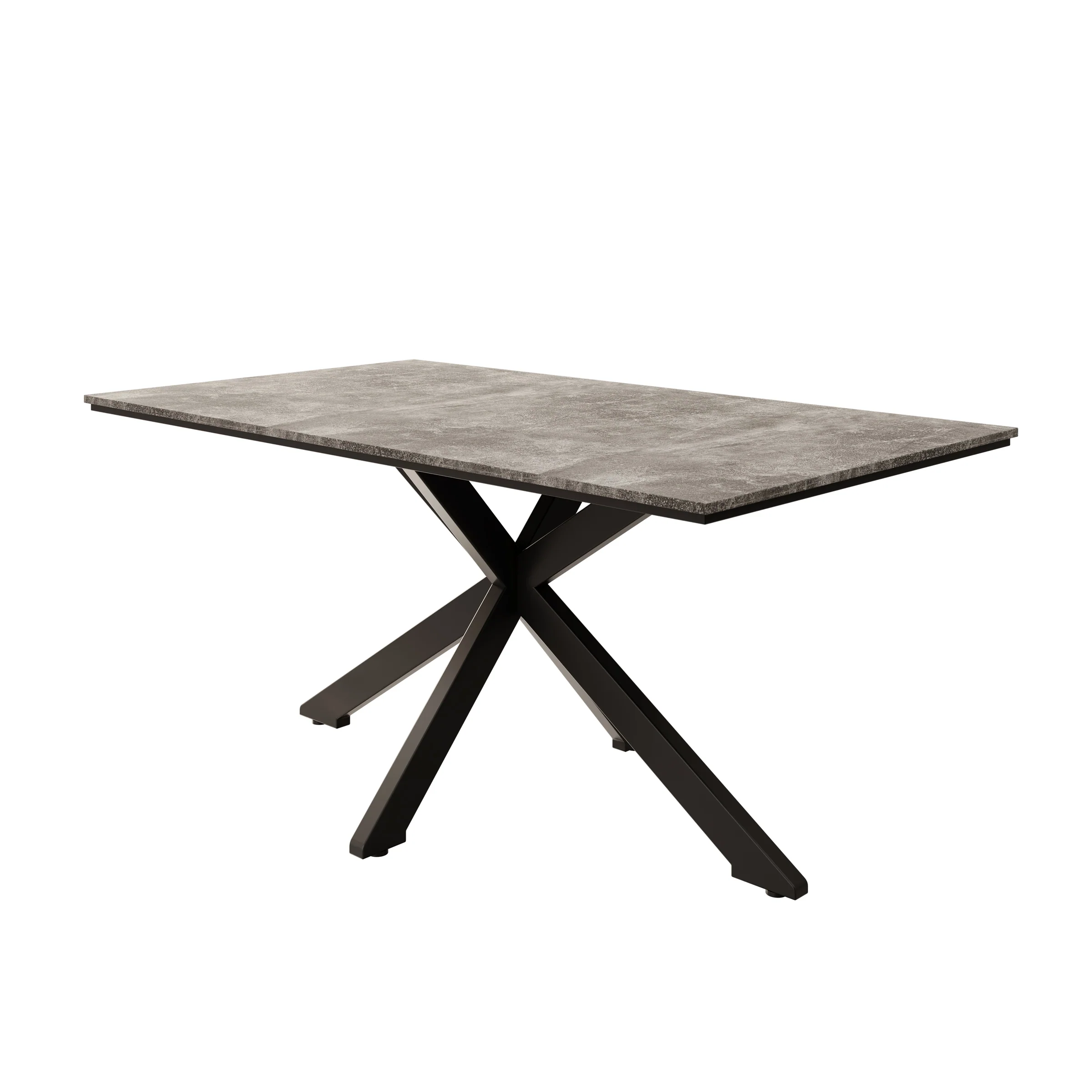 Eetkamertafel Wabe - Betonlook - 160x90x74 cm - Image 5