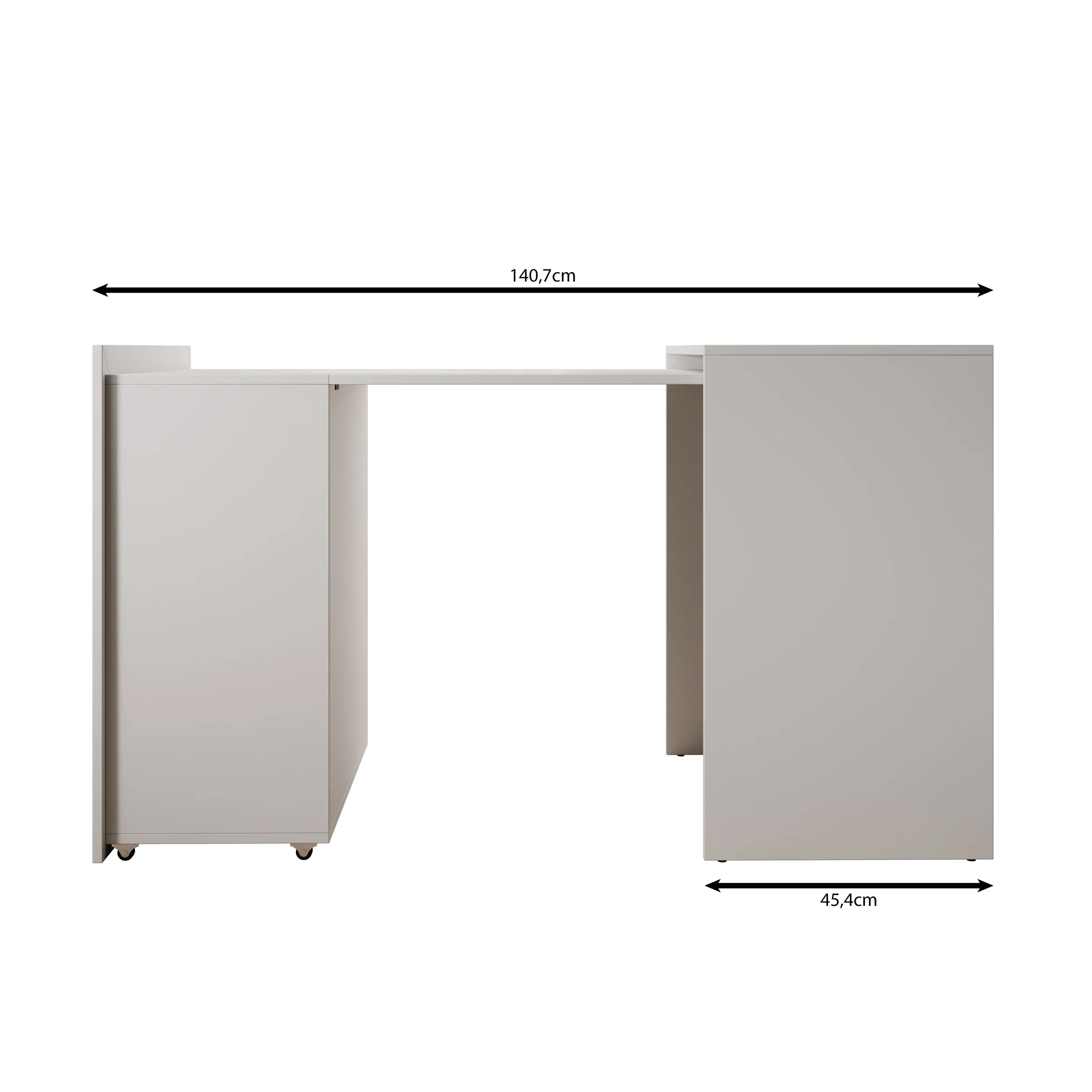 Emino - Bureau - Wit - 72x47x79 cm - Image 10