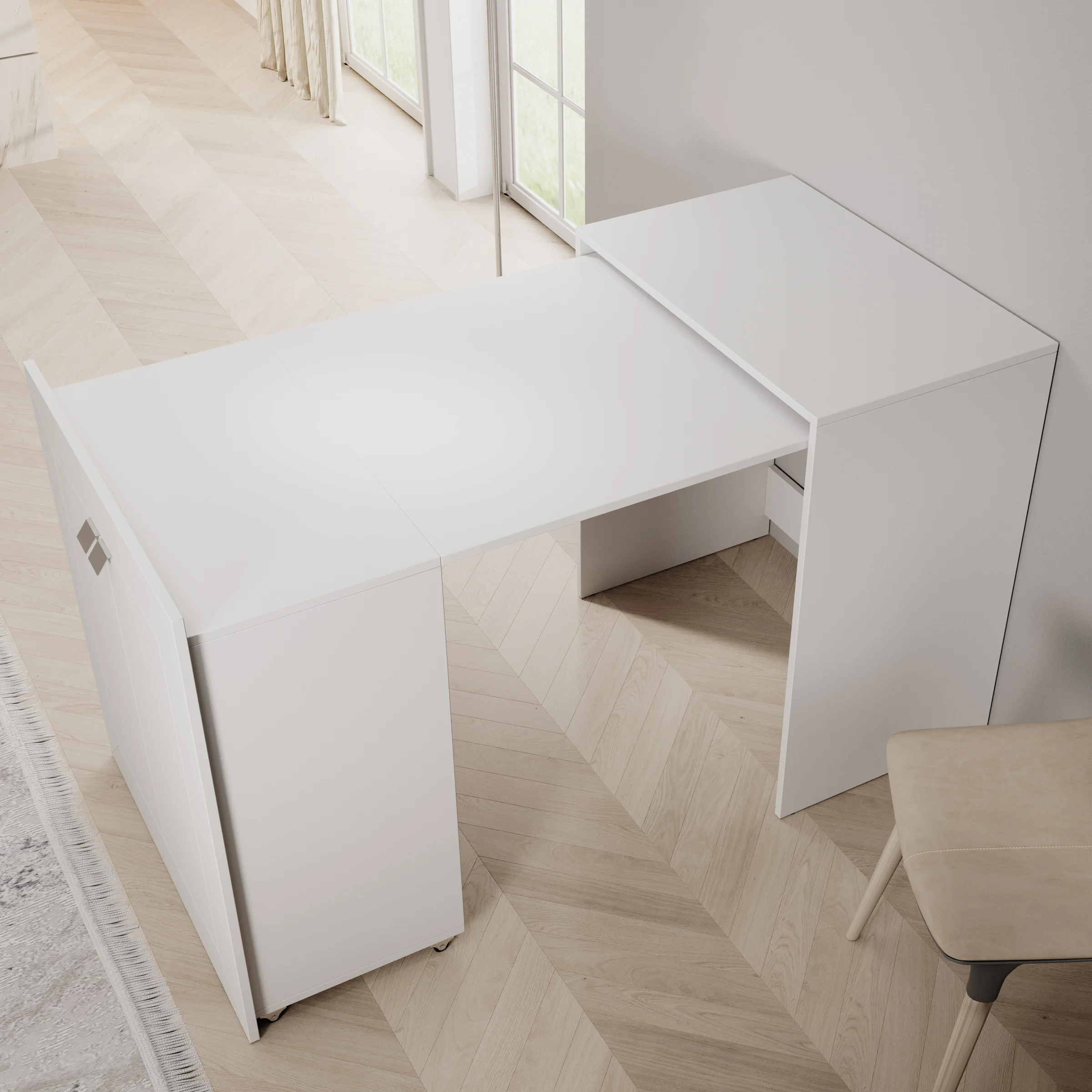 Emino - Bureau - Wit - 72x47x79 cm - Image 7