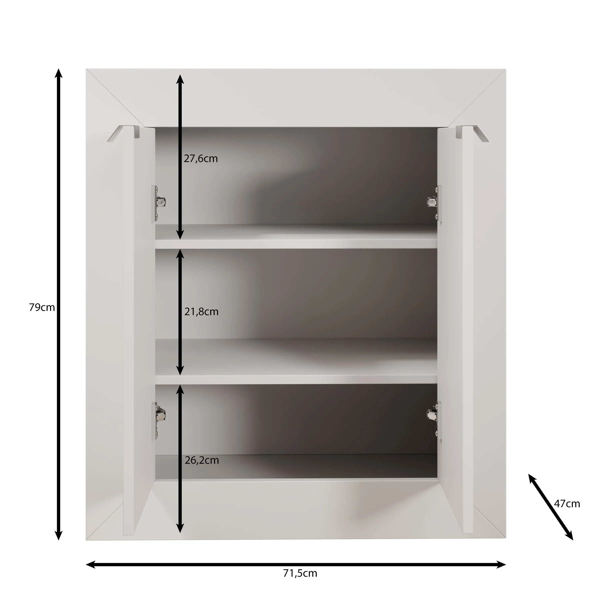 Emino - Bureau - Wit - 72x47x79 cm - Image 9