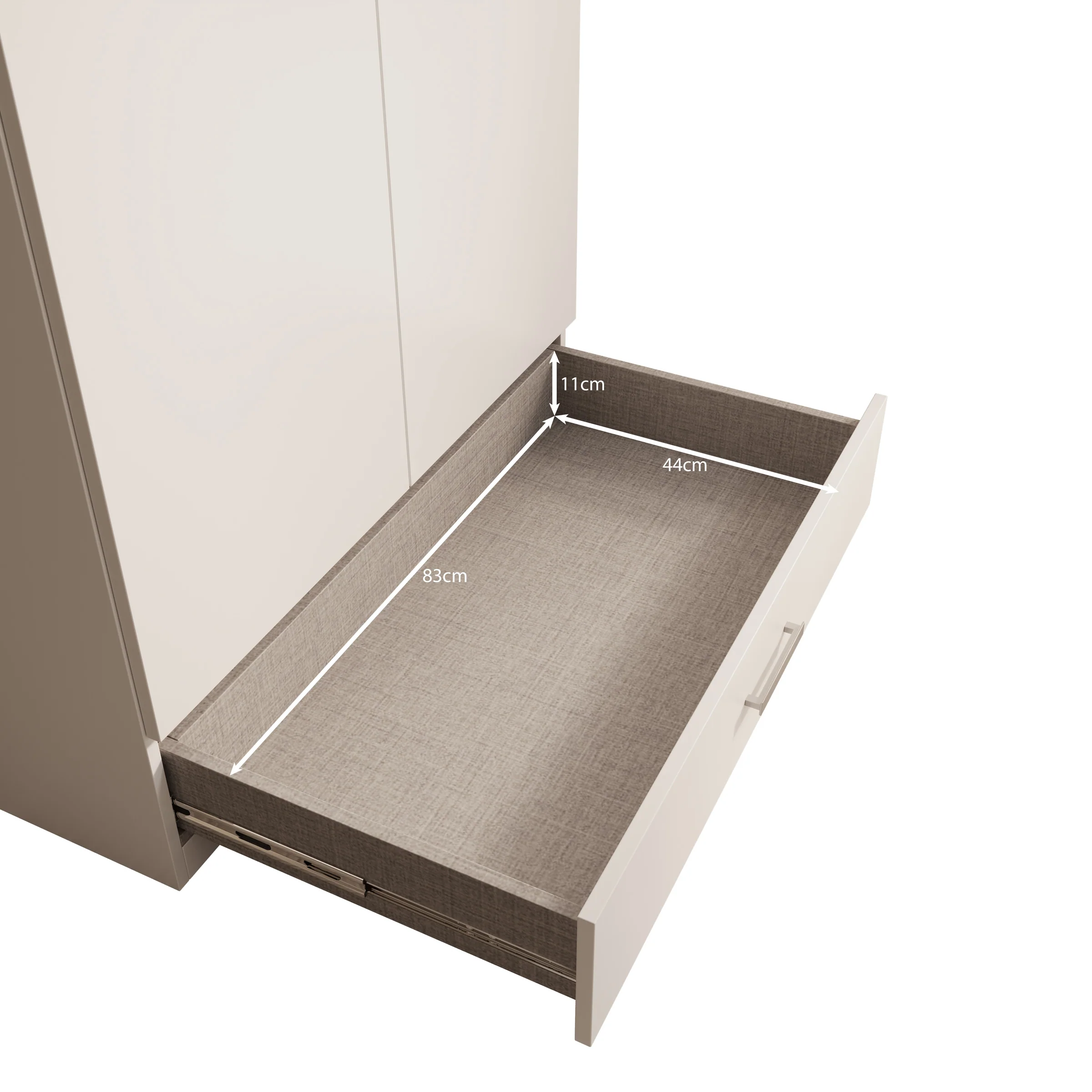 Enzio - Kledingkast met 2 deuren - Eikenpatroon - 90x54x211 cm - Image 6