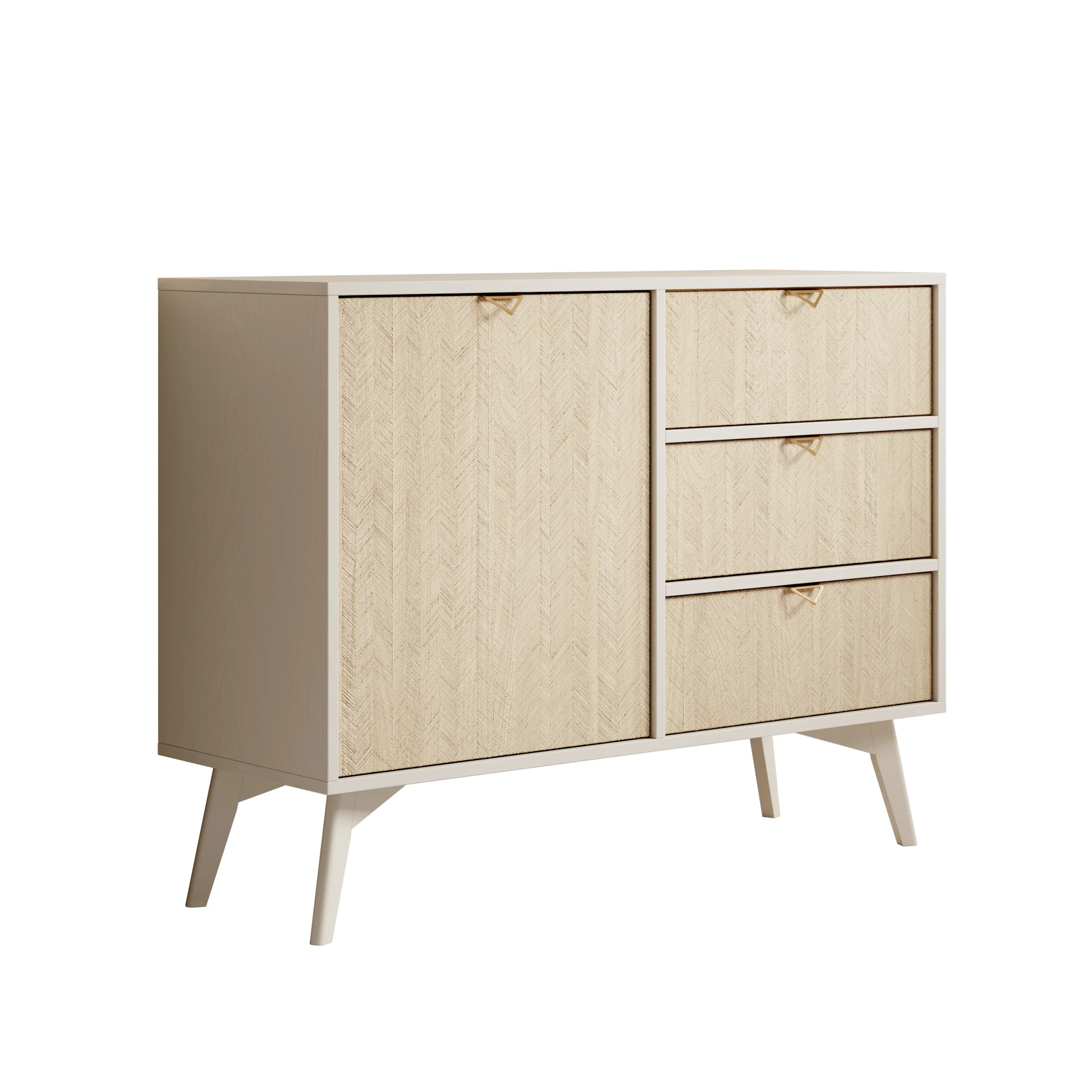 Essence - Dressoir - Beige/licht eiken - 106x38x81 cm - Image 6