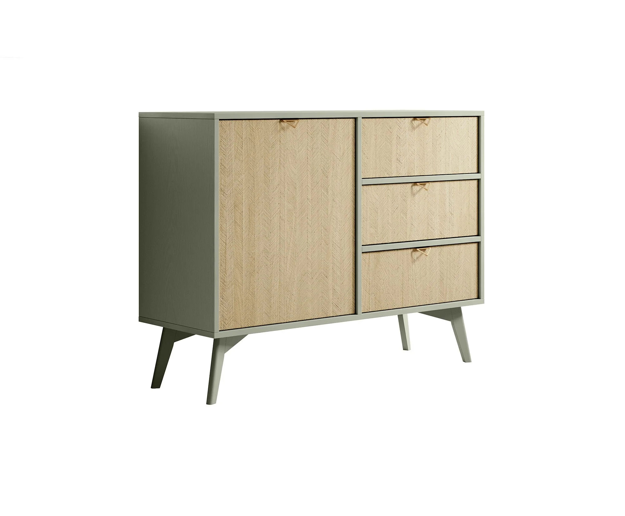 Essence - Dressoir - Groen/licht eiken - 106x38x81 cm - Image 6