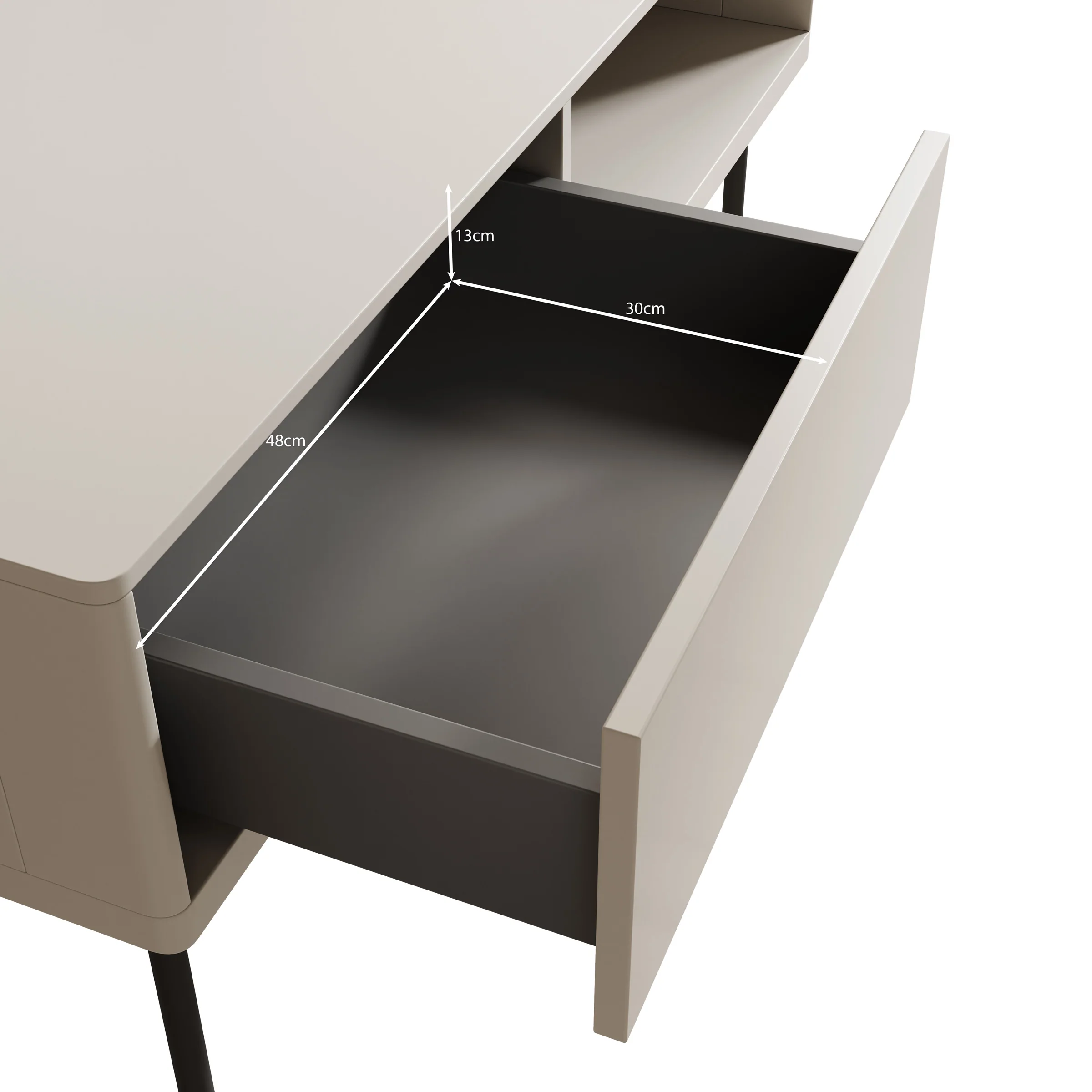 Estrella - Salontafel - Beige - 110x67x48 cm - Image 5