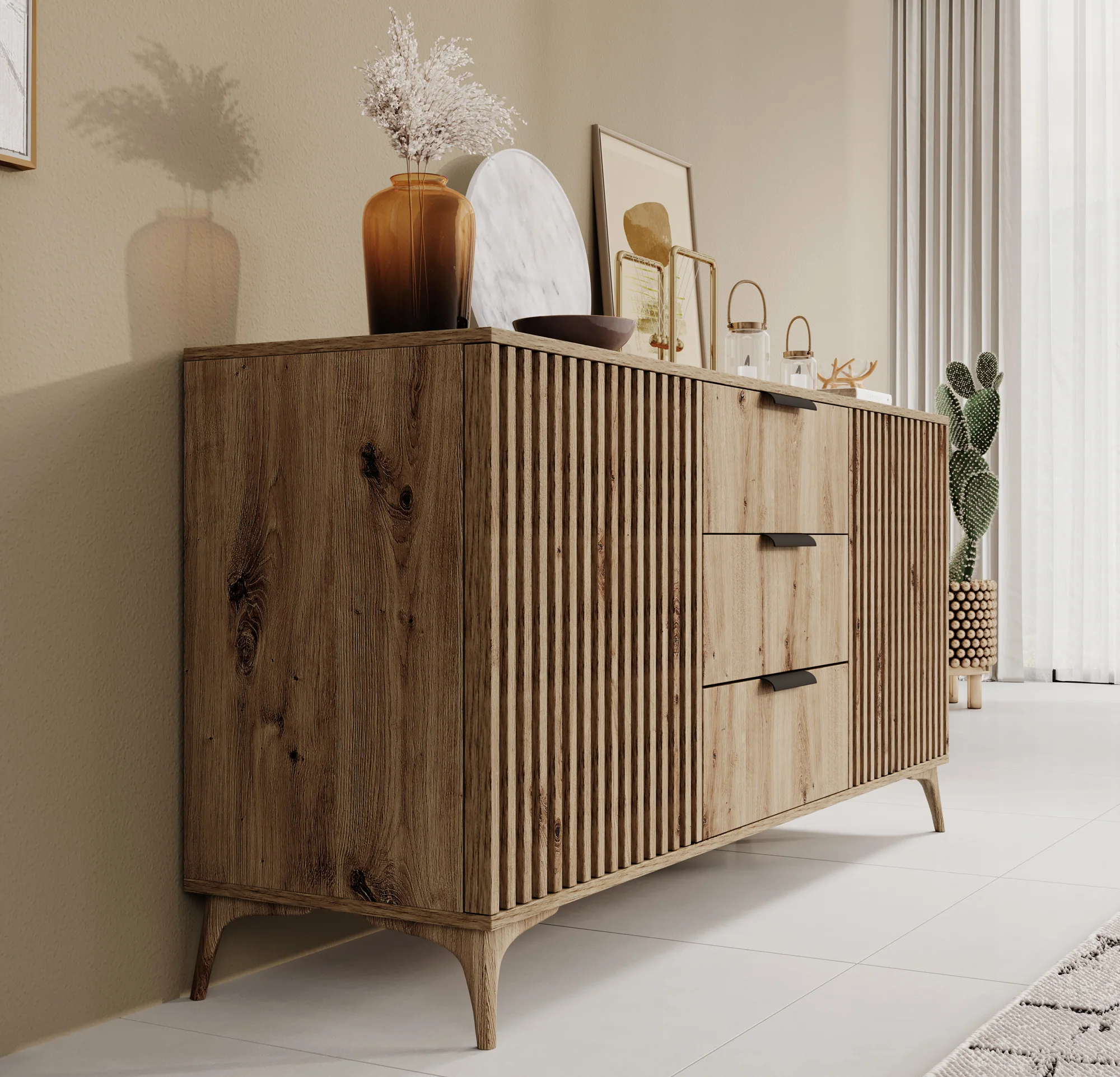 Evy - Dressoir - Eiken - 150x40x72 cm - Image 4