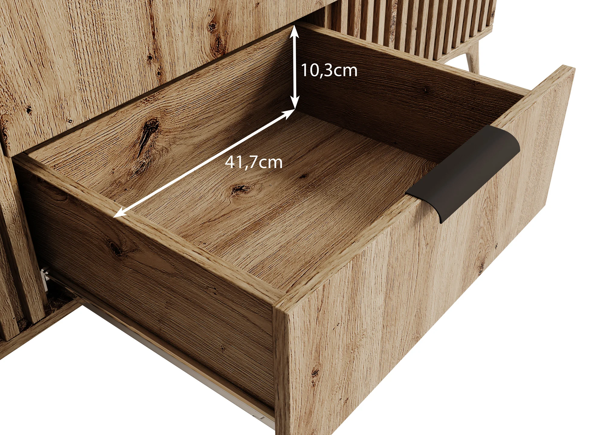 Evy - Dressoir - Eiken - 150x40x72 cm - Image 6