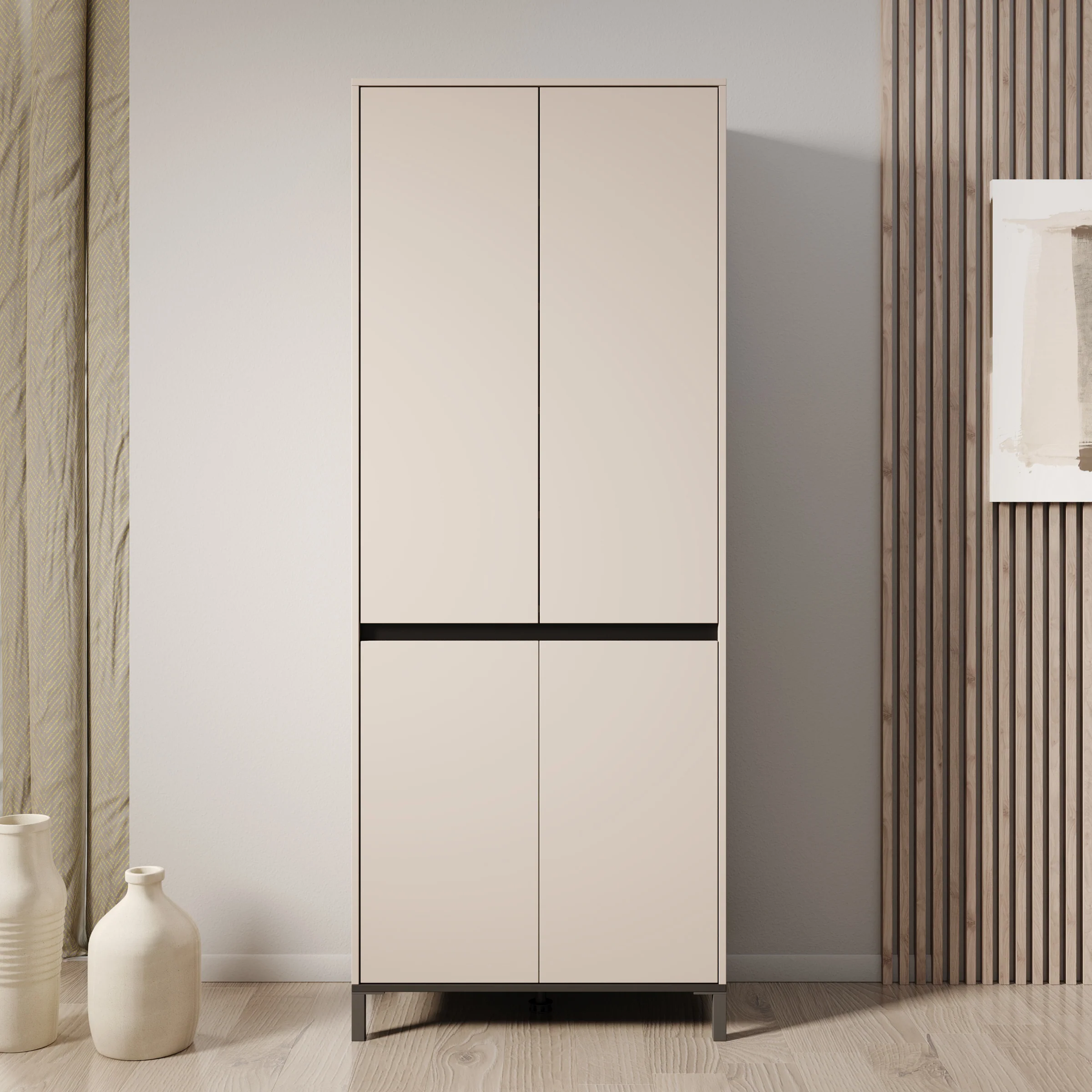 Finta - Schoenenkast - Beige - 80x40x206 cm - Image 3