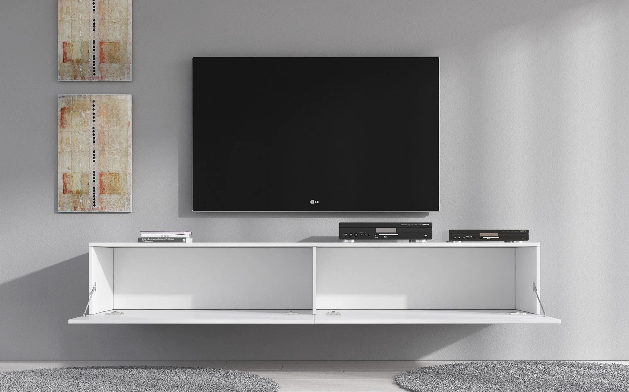 Flame XL - TV-Meubel - Wit - 180 cm - Image 3