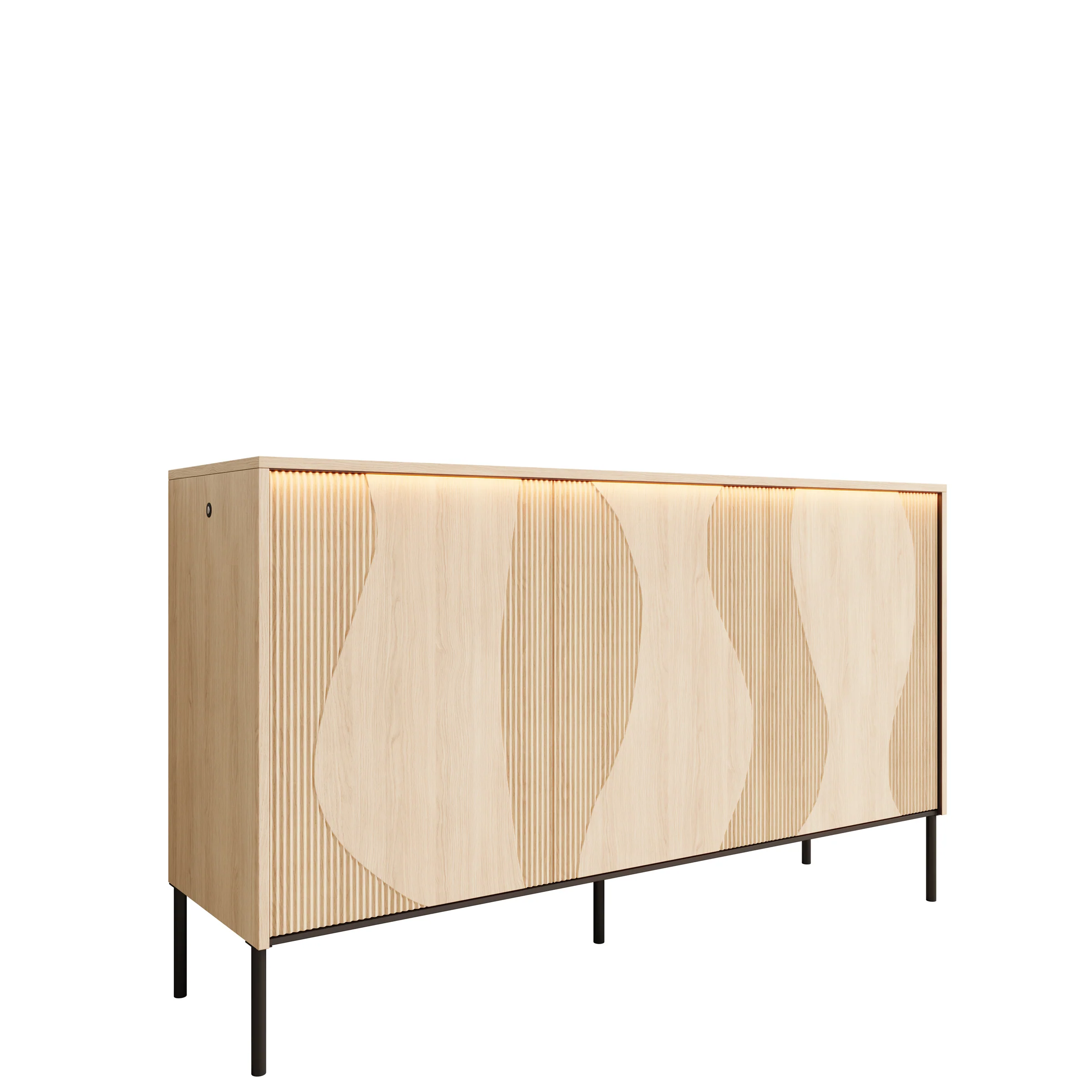 Fontello - Dressoir - Eikenpatroon - 167x40x85 cm - Image 7