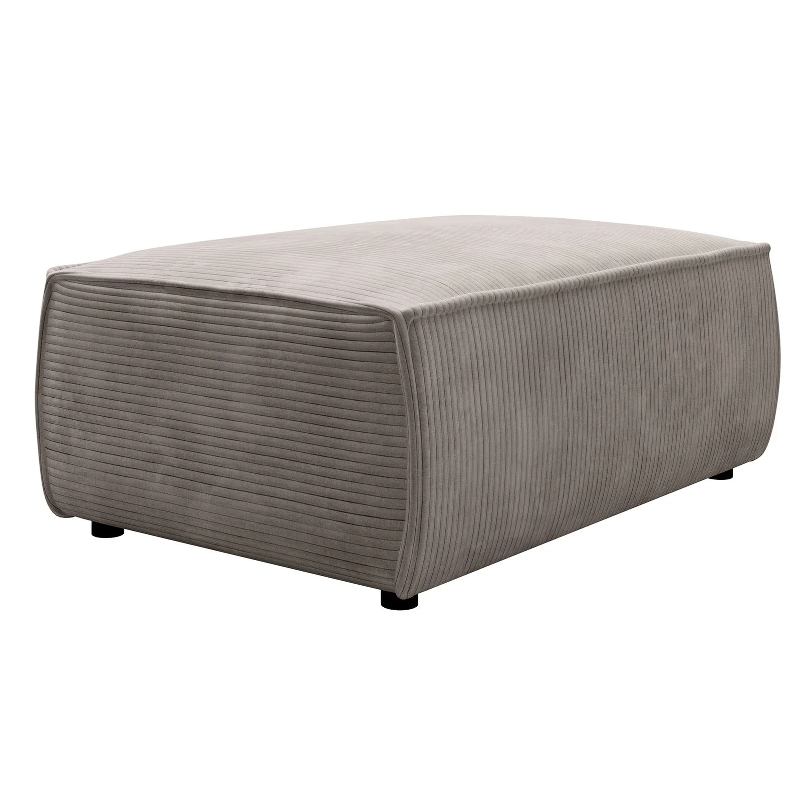Foster - Poef - Ribstof beige - Image 4