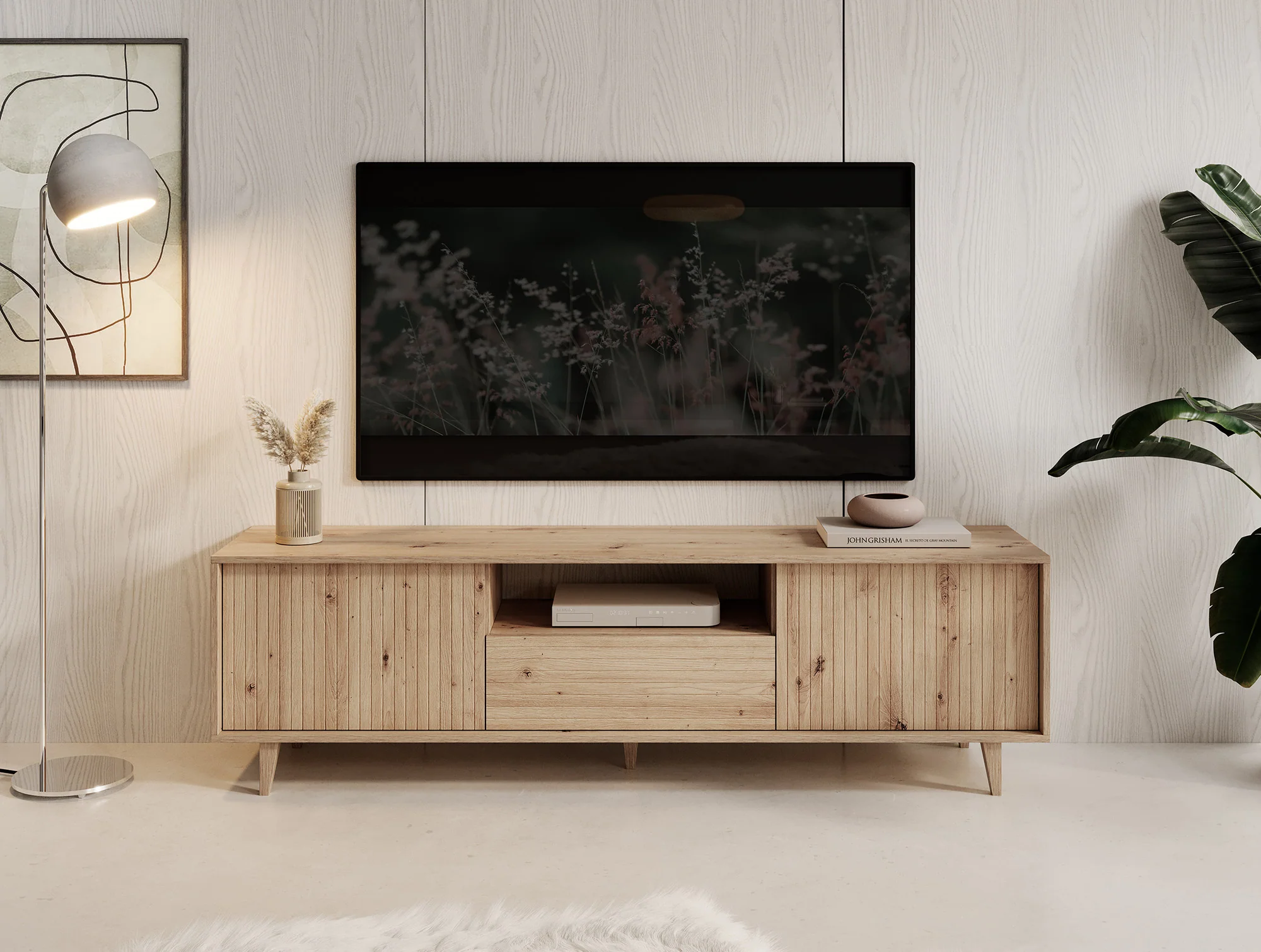 Fuzeta - TV-Meubel - Eiken - 180 cm - Image 2