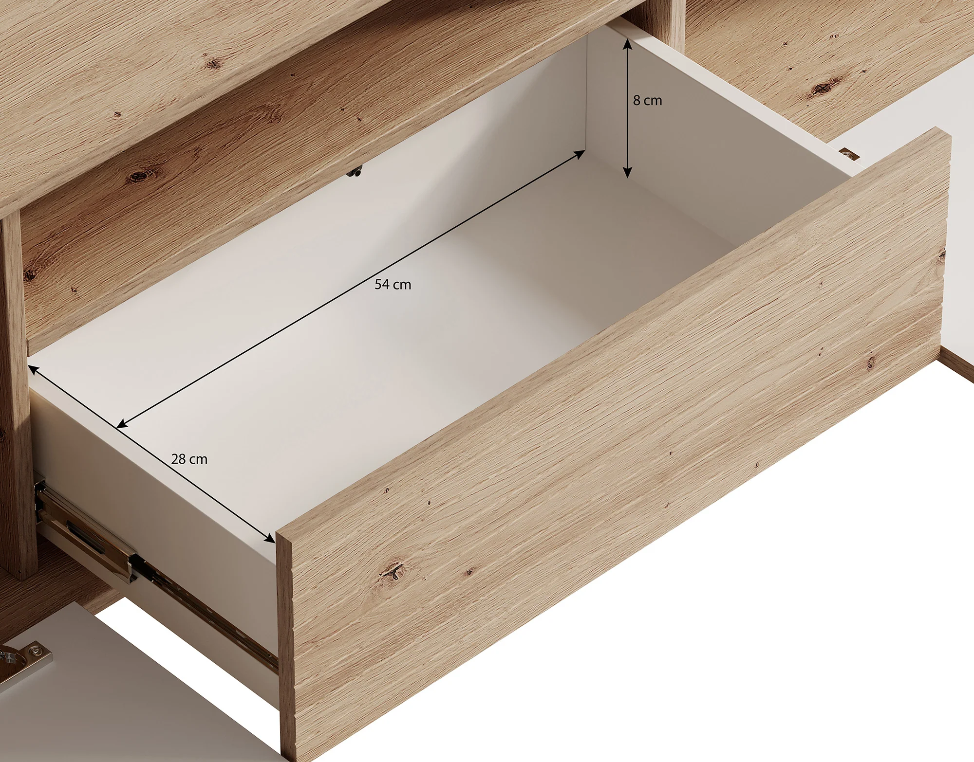 Fuzeta - TV-Meubel - Eiken - 180 cm - Image 6