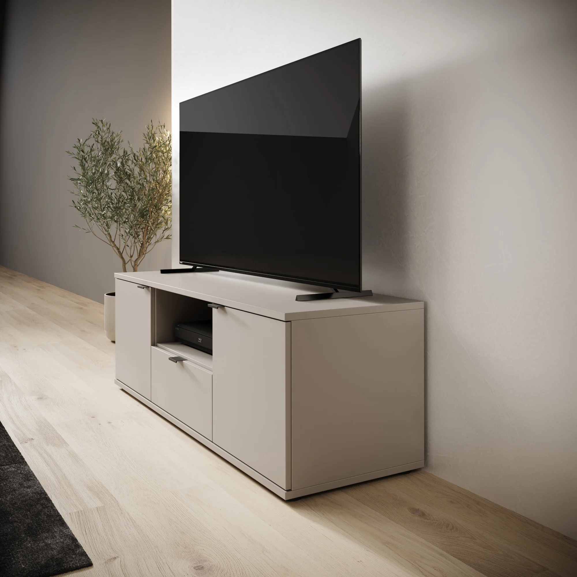 Galeno - TV-Meubel - Beige - 130x41x44 cm - Image 4