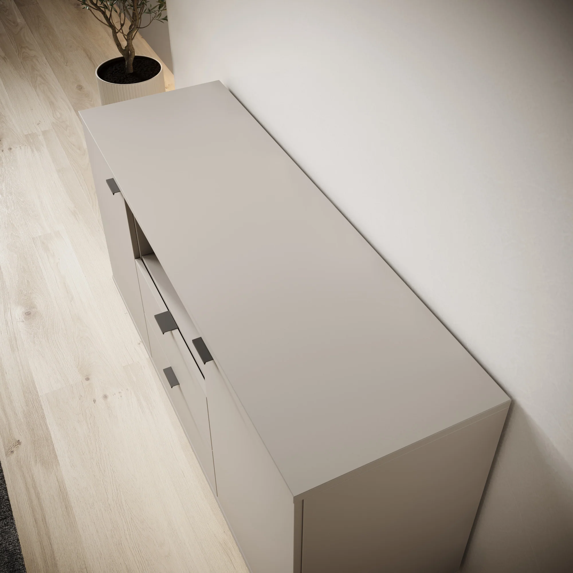 Galeno - TV-Meubel - Beige - 130x41x63 cm - Image 5