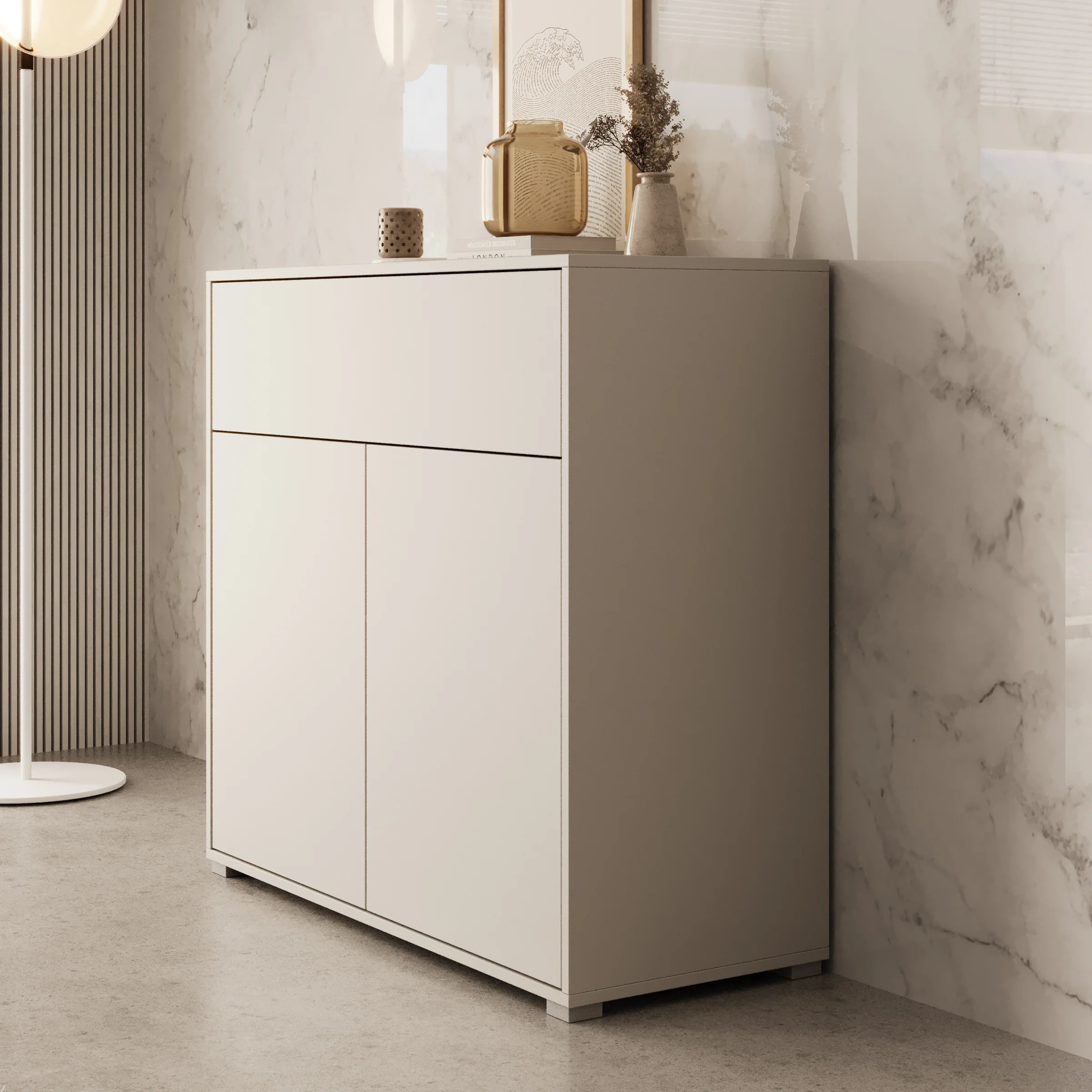 Gideon - Dressoir - Beige - 100x40x93 cm - Image 4