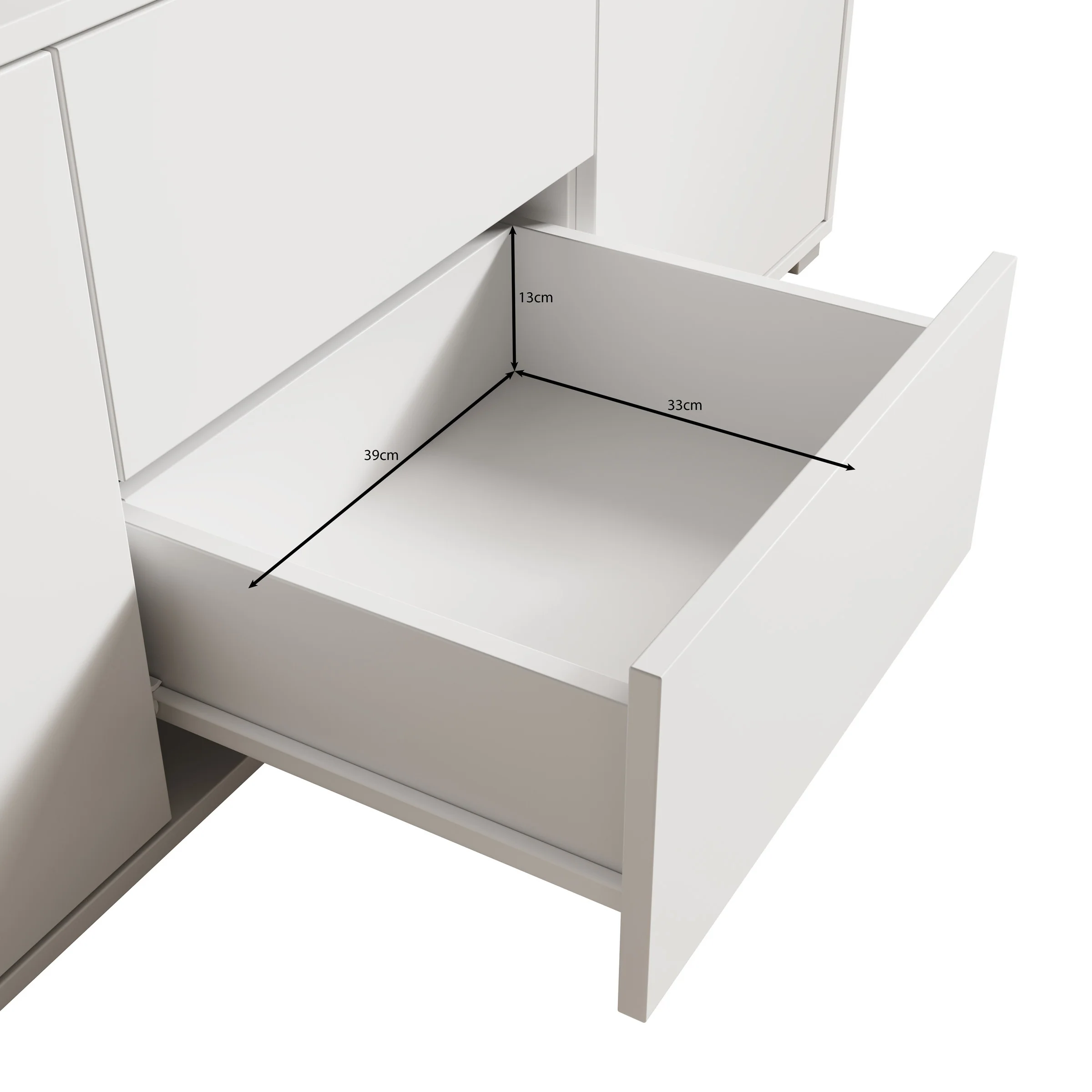 Gideon - TV-Meubel - Beige - 141x41x50 cm - Image 6