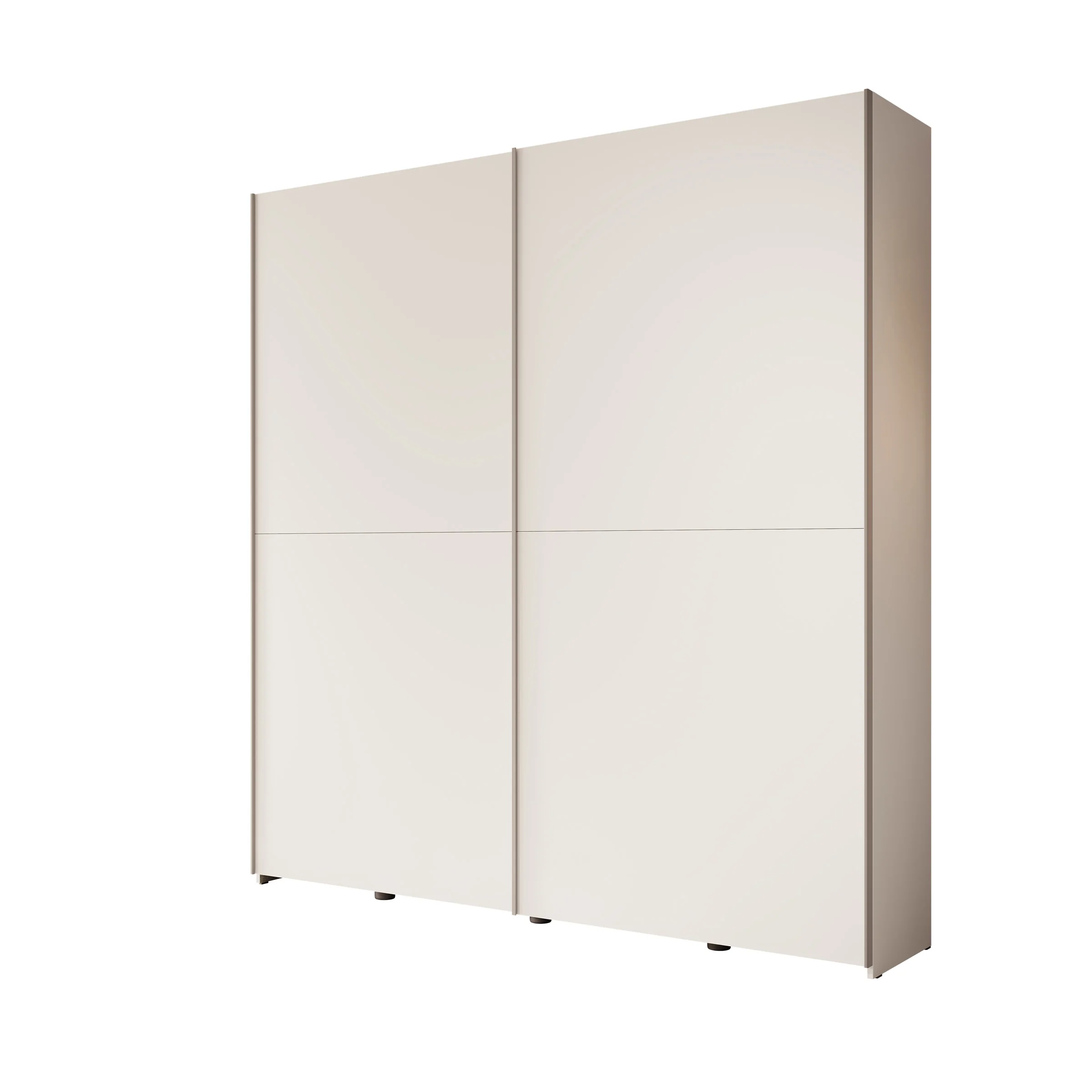 Helvar - Kledingkast met schuifdeuren - Wit - 200x39x211 cm - Image 6