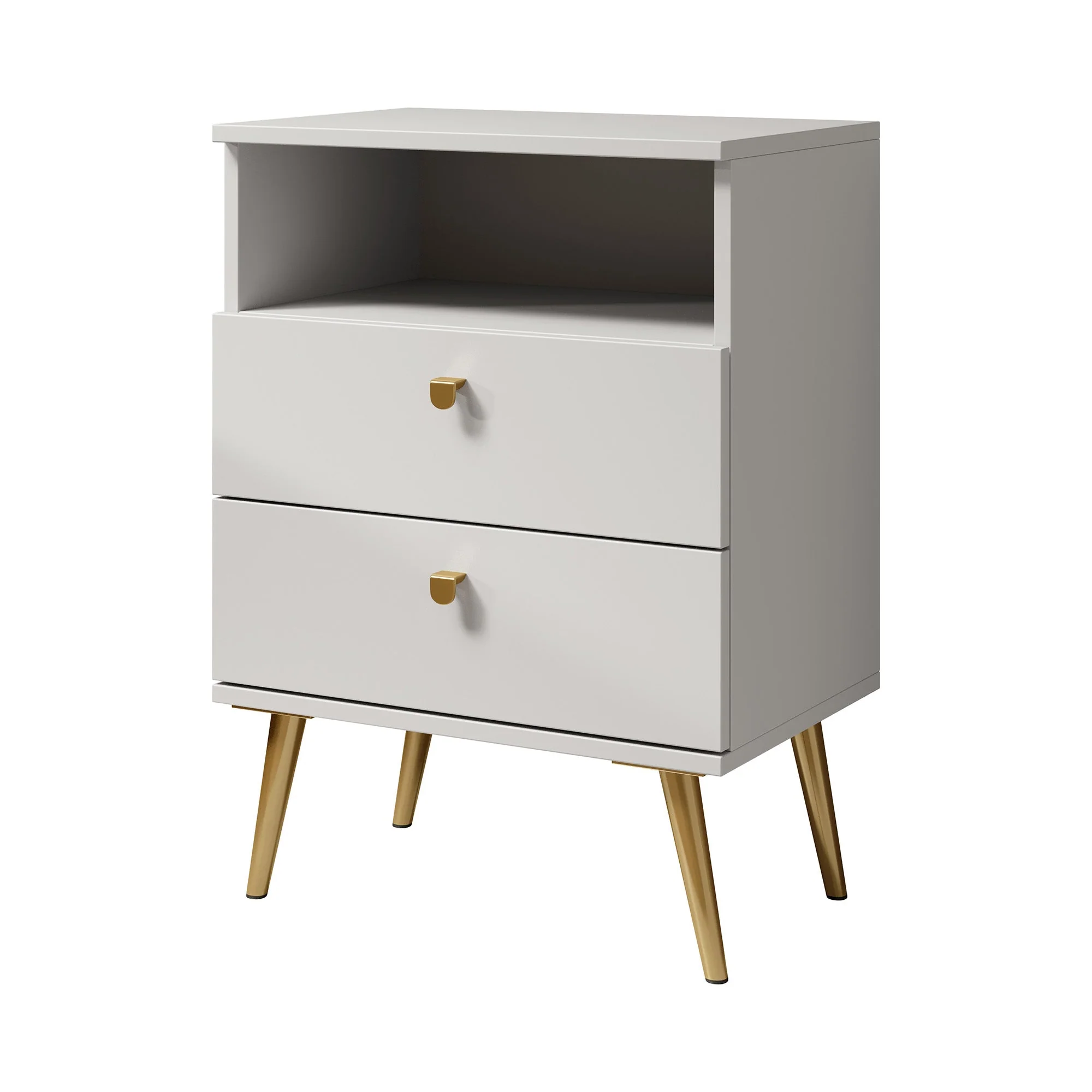 Hidde - Nachtkastje - Wit - 50x36x69 cm - Image 6