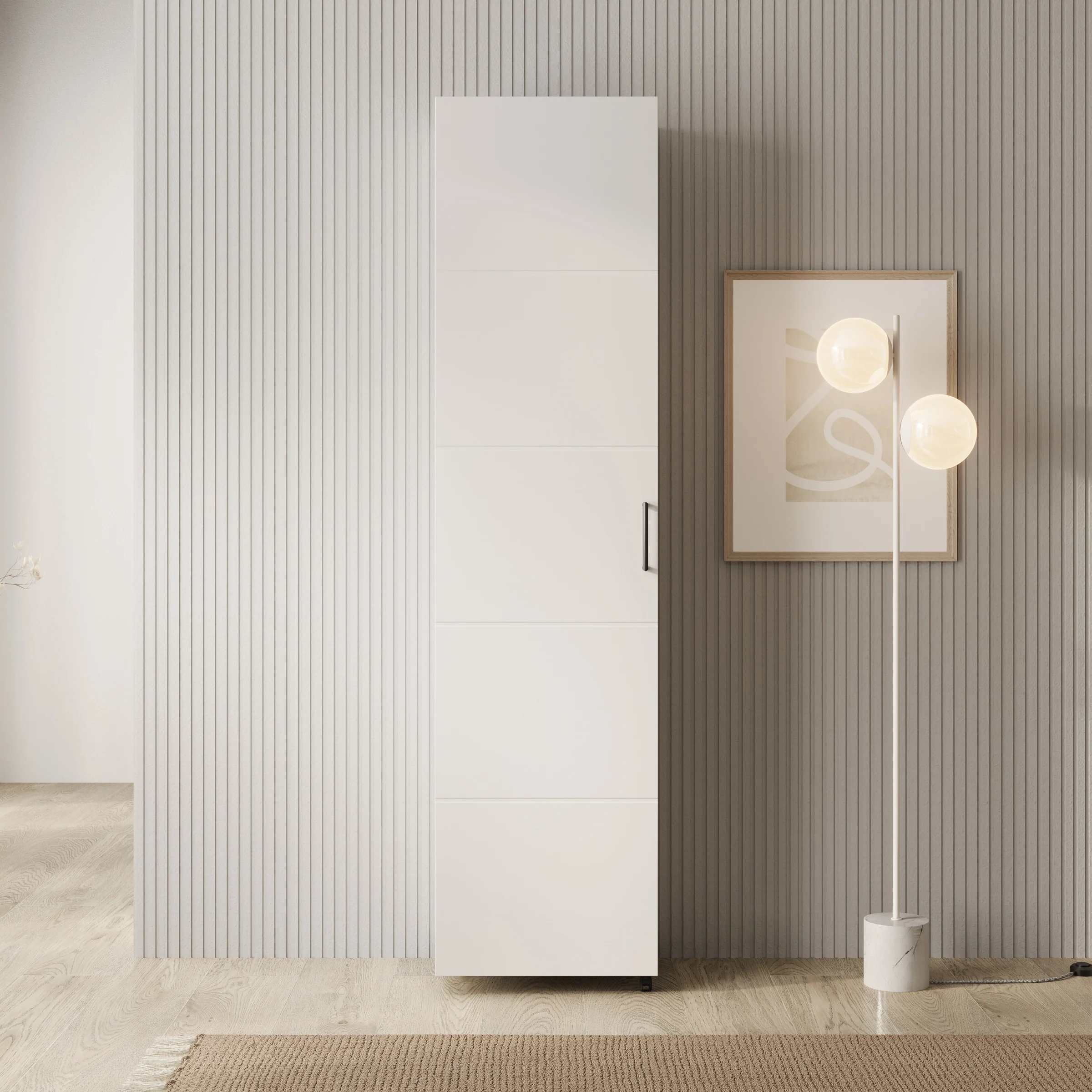 Inverly - Schoenenkast - Wit - 46x33x185 cm - Image 3