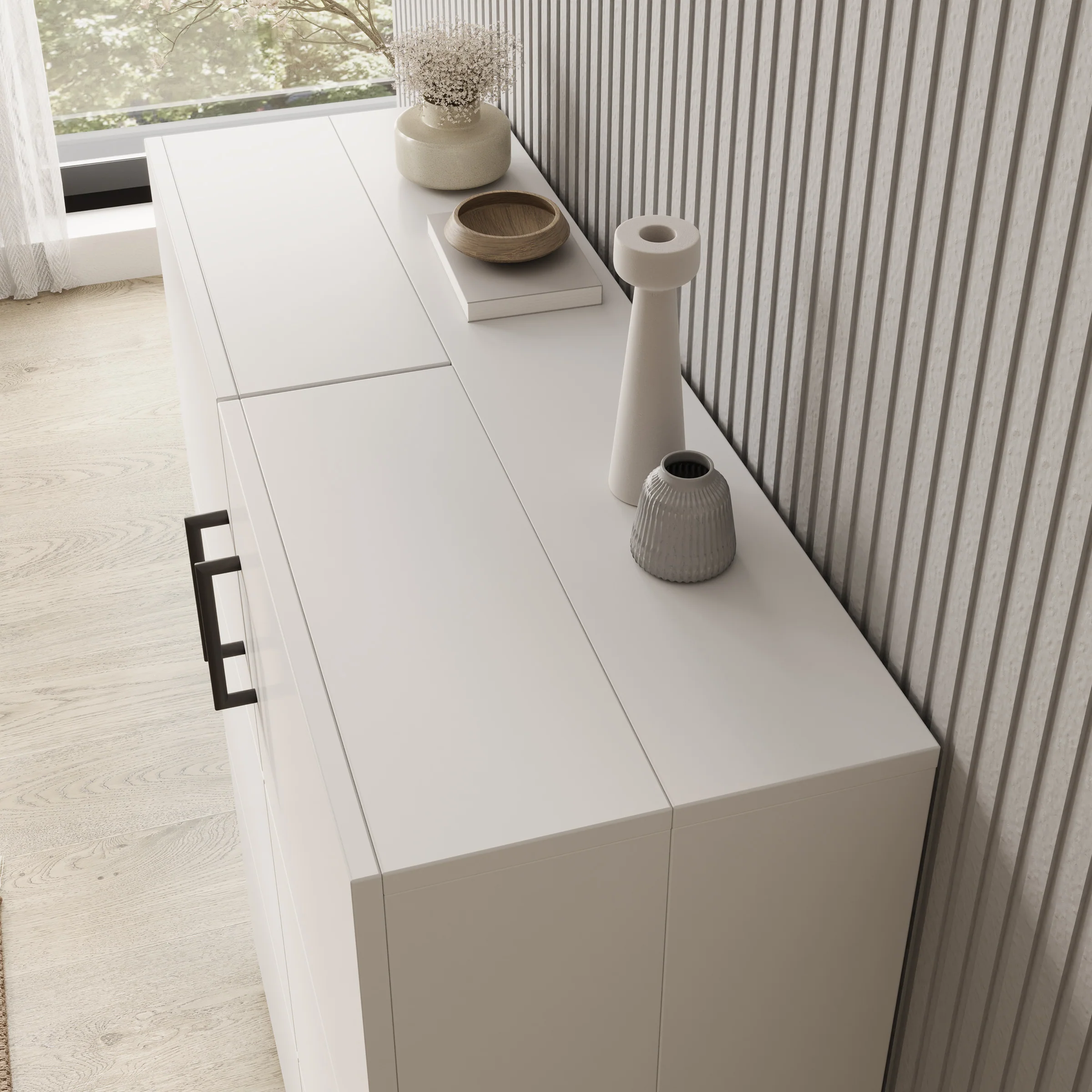 Inverly - Schoenenkast - Wit - 92x33x113 cm - Image 5