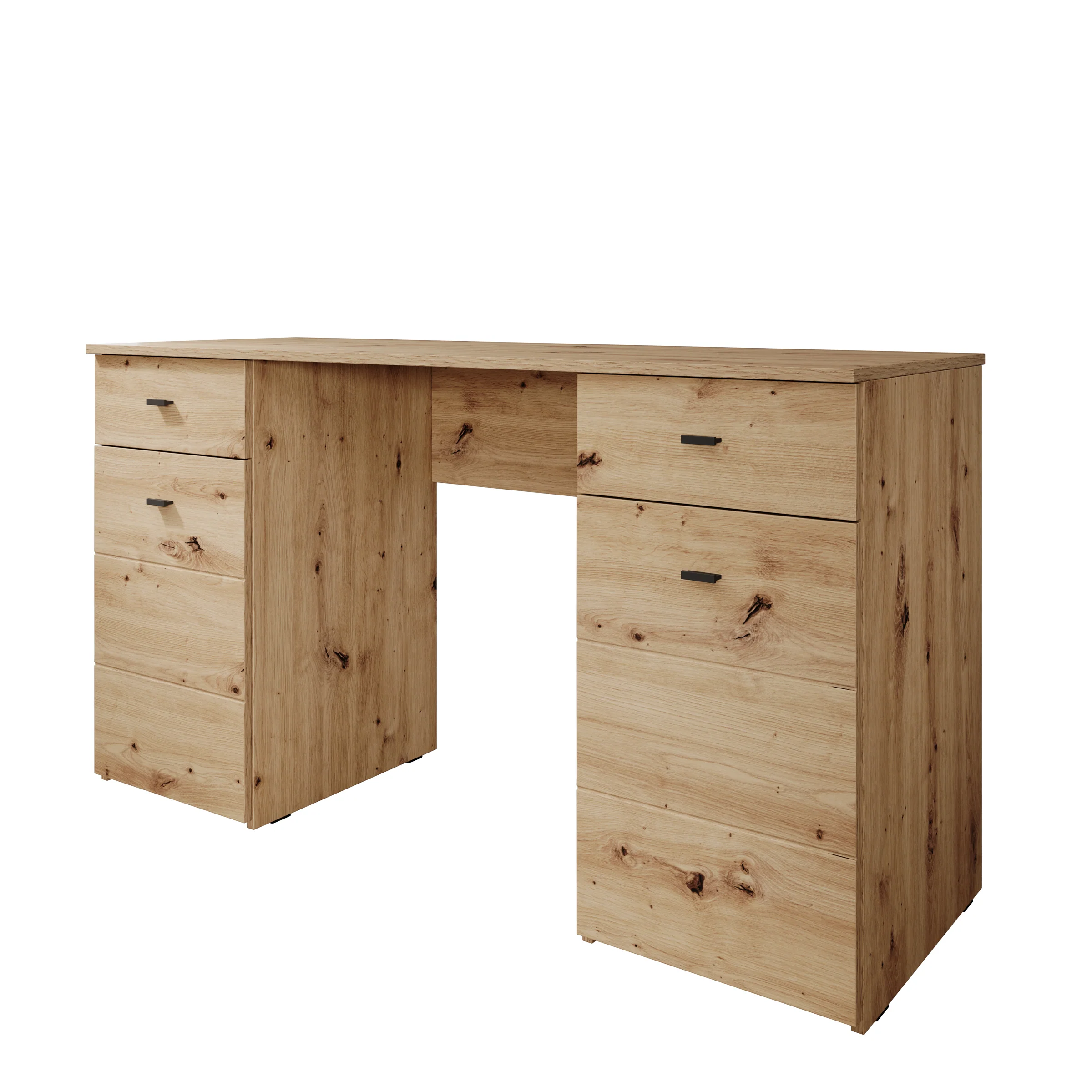 Kano - Bureau - Eikenpatroon - 140x50x77 cm - Image 7