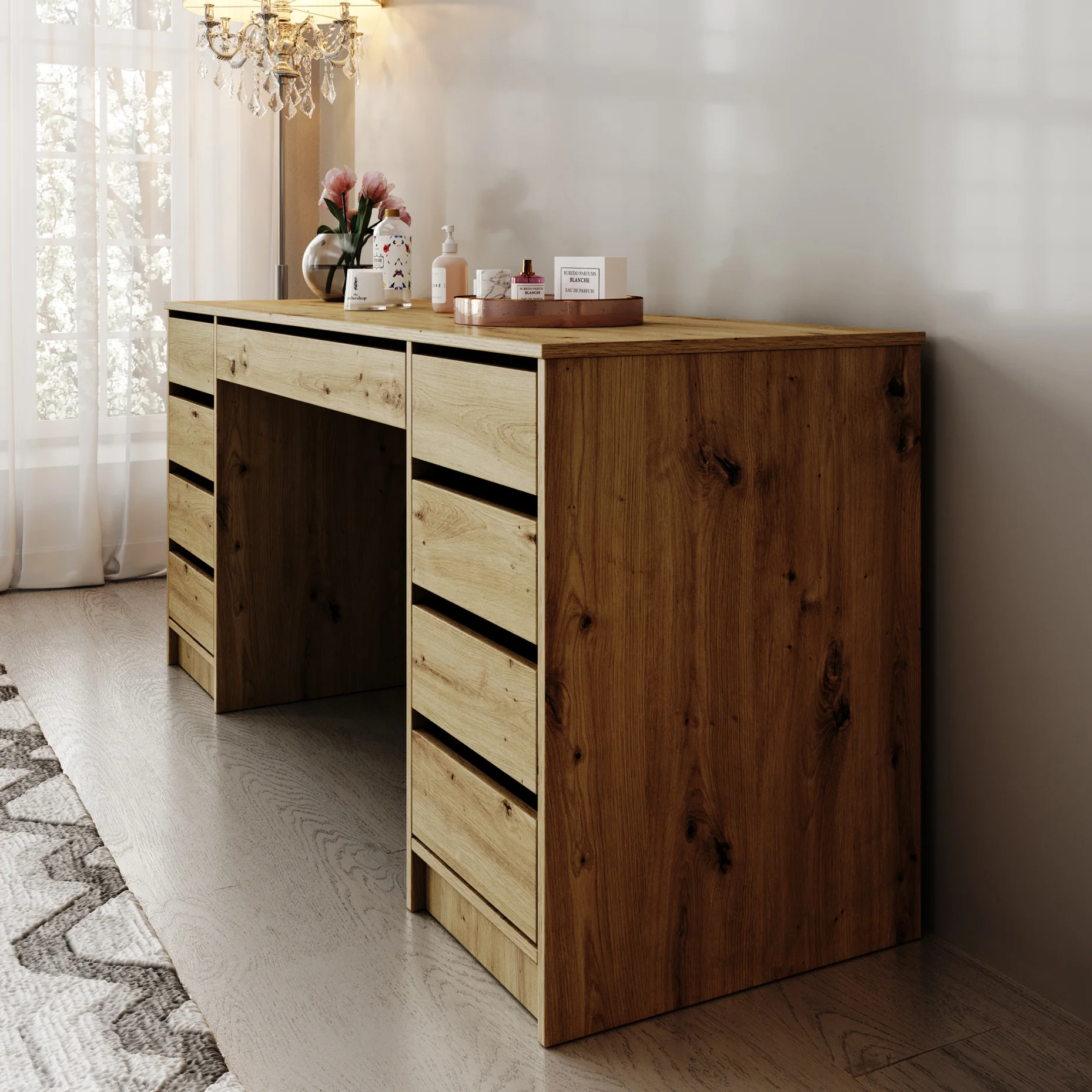 Arco 2 - Kaptafel - Eiken - 154x55 cm - Image 3