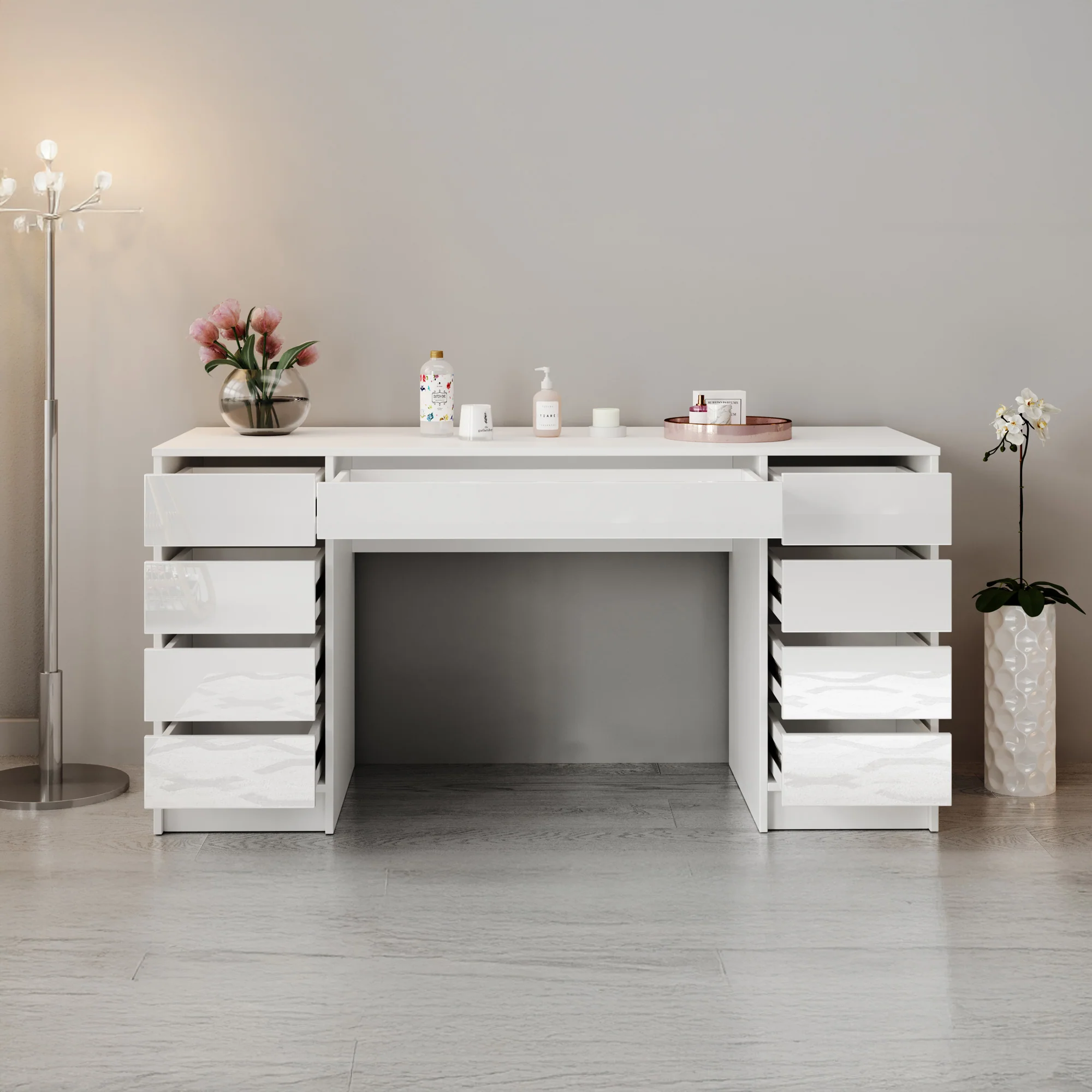 Arco 2 - Kaptafel - Wit hoogglans - 154x55 cm - Image 2