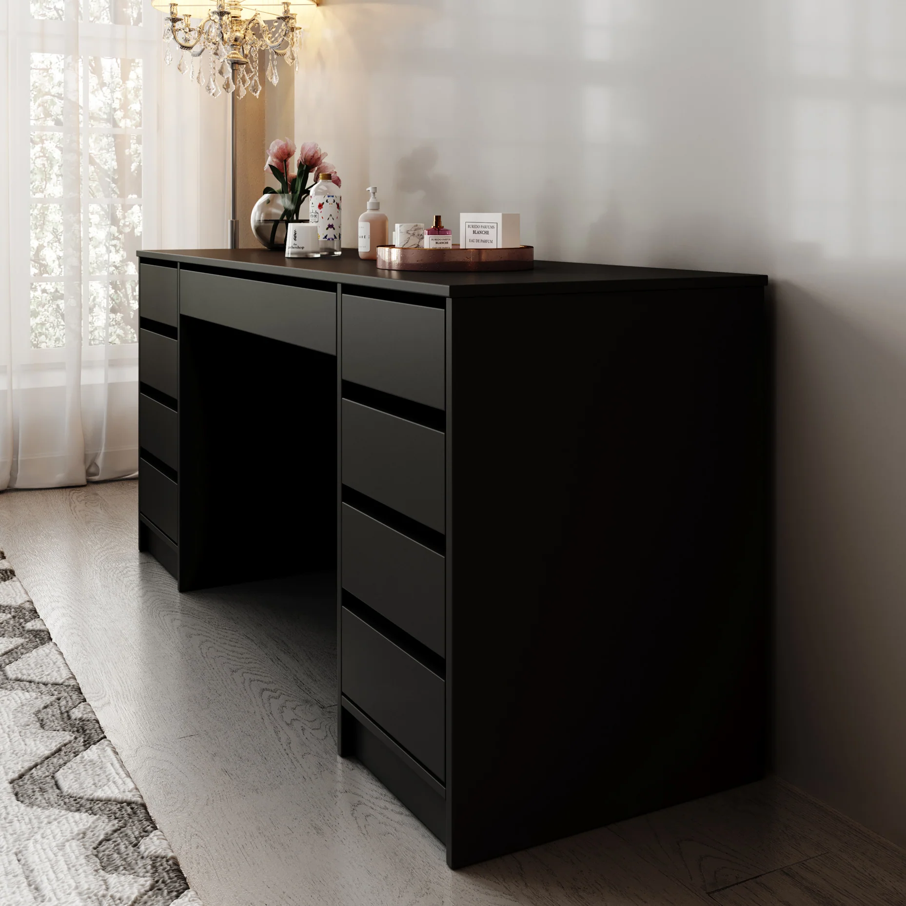 Arco 2 - Kaptafel - Zwart - 154x55 cm - Image 4