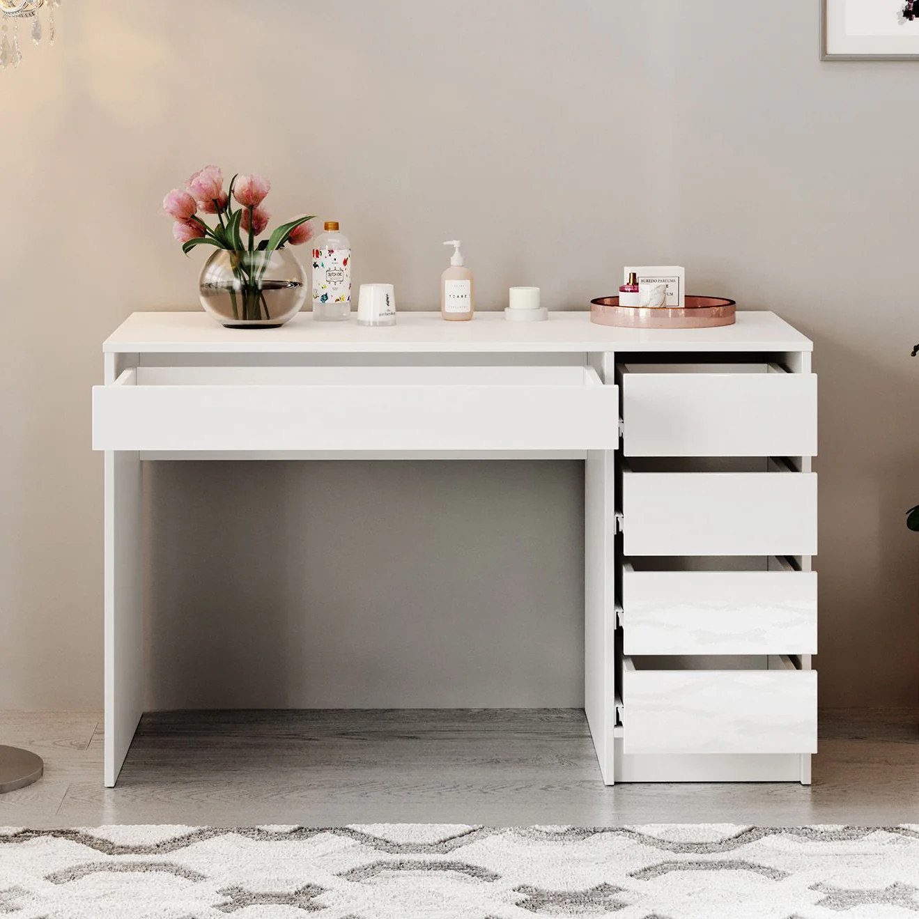 Arco - Kaptafel - Wit hoogglans - 120x55 cm - Image 2