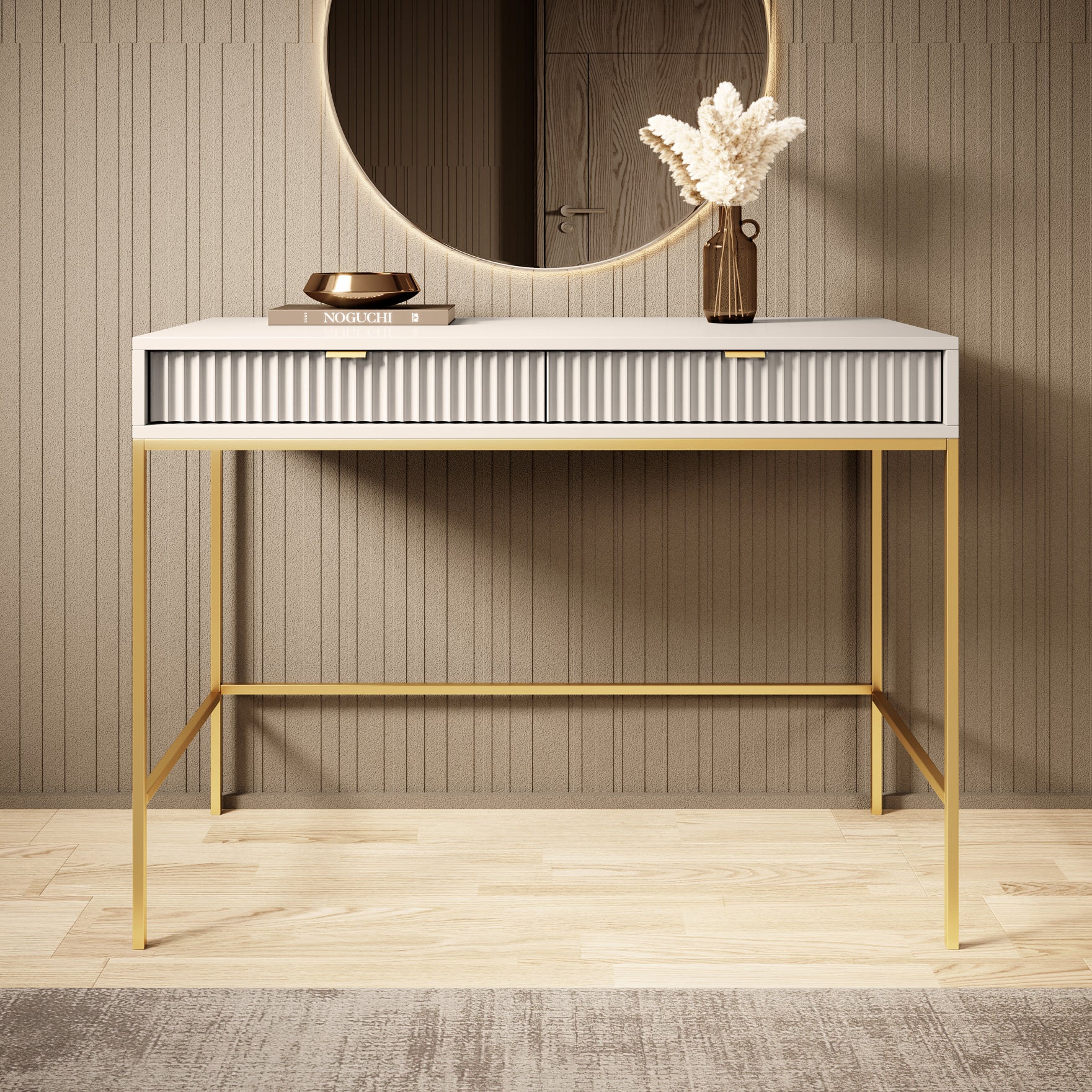 Navil 2 - Kaptafel - Beige - 104x50 cm - Image 3