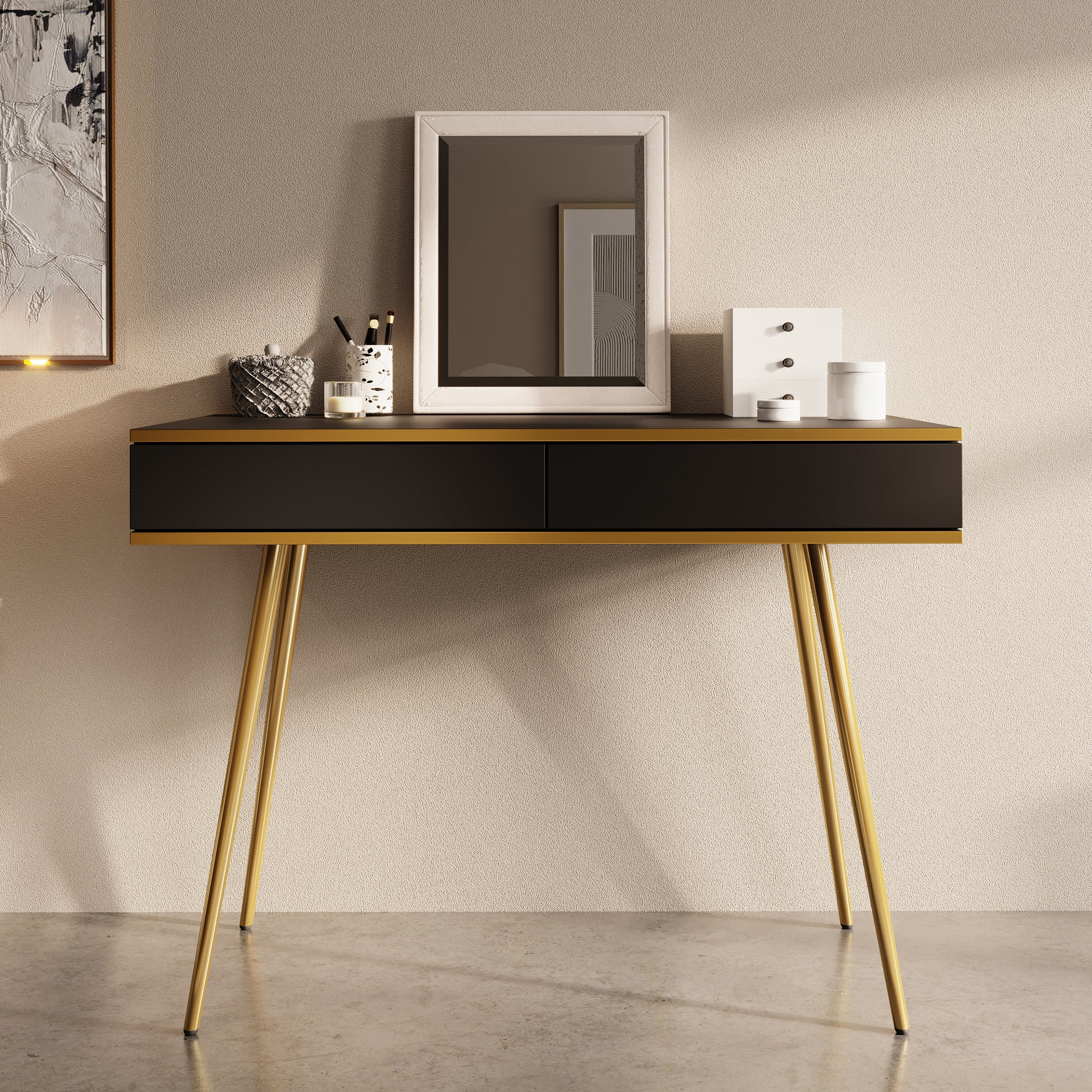 Orleans - Kaptafel - Zwart - 102x50 cm - Image 3