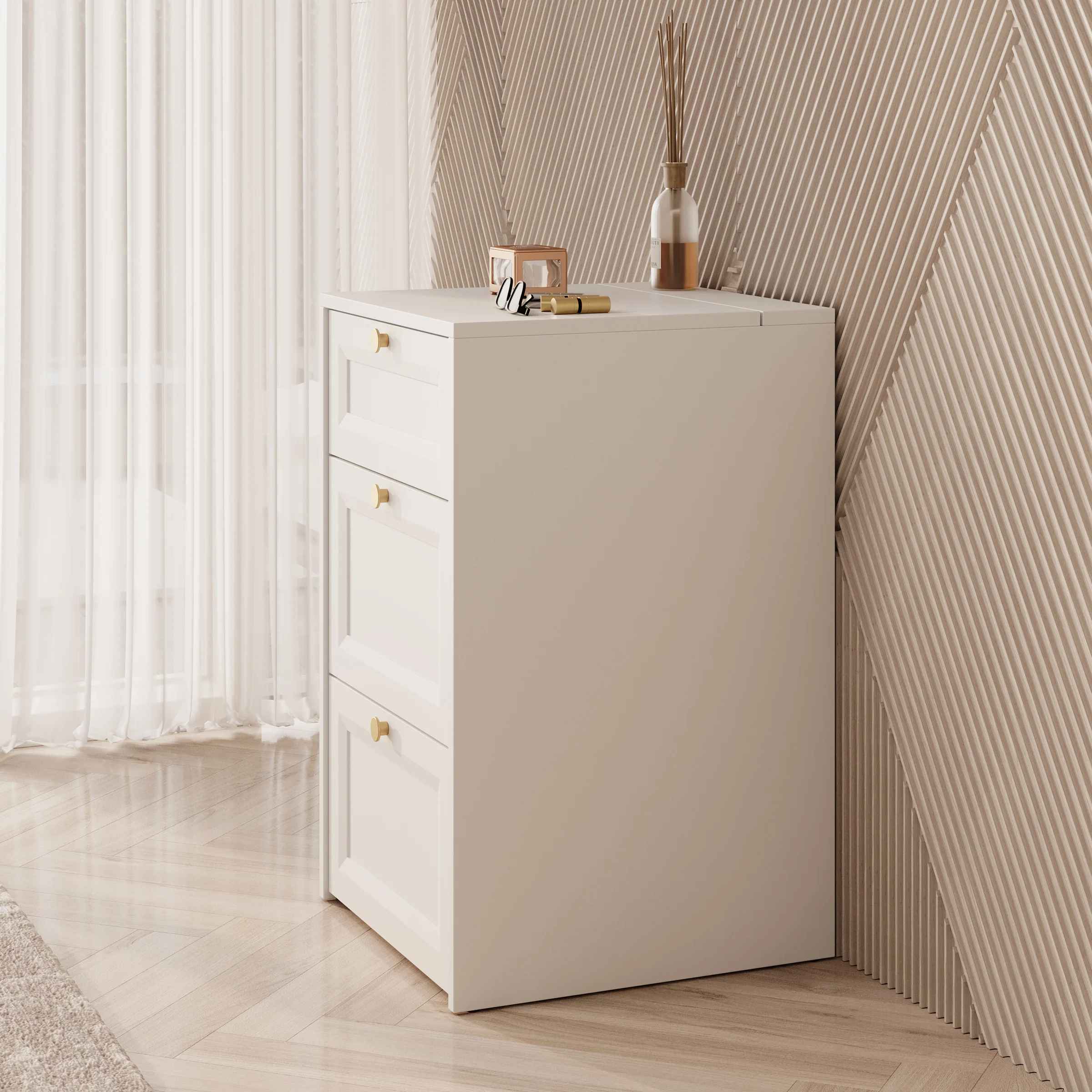 Rumble - Kaptafel met stoel - Wit - 50x51 cm - Image 5