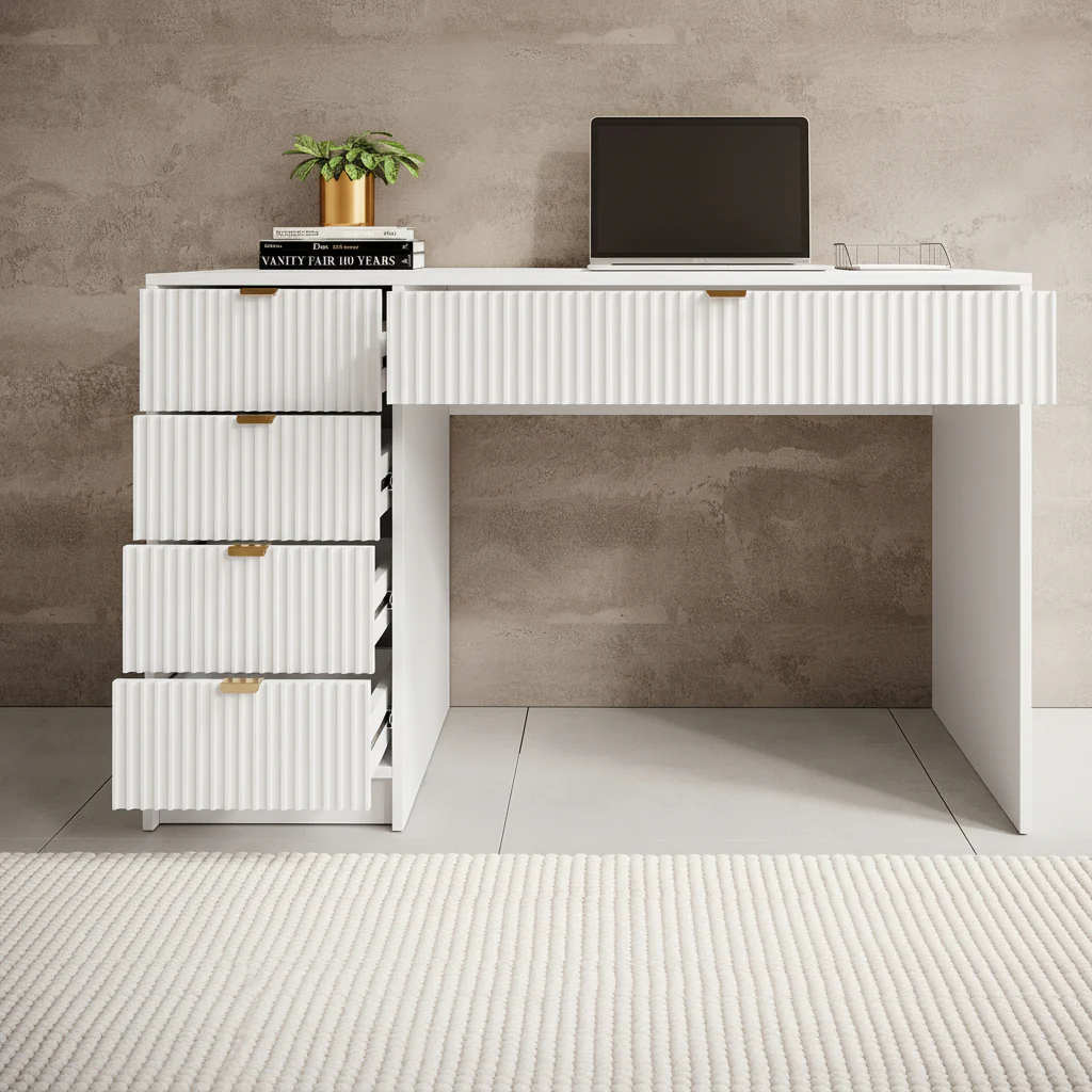 Tavares - Kaptafel - Wit - 120x55x76 cm - Image 2