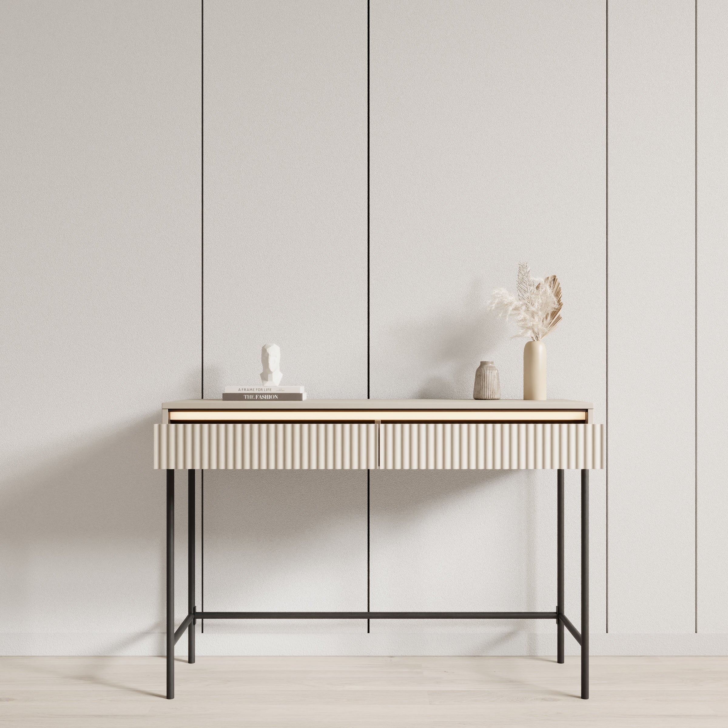 Timoteo - Kaptafel - Beige - 112x40x78 cm - Image 2