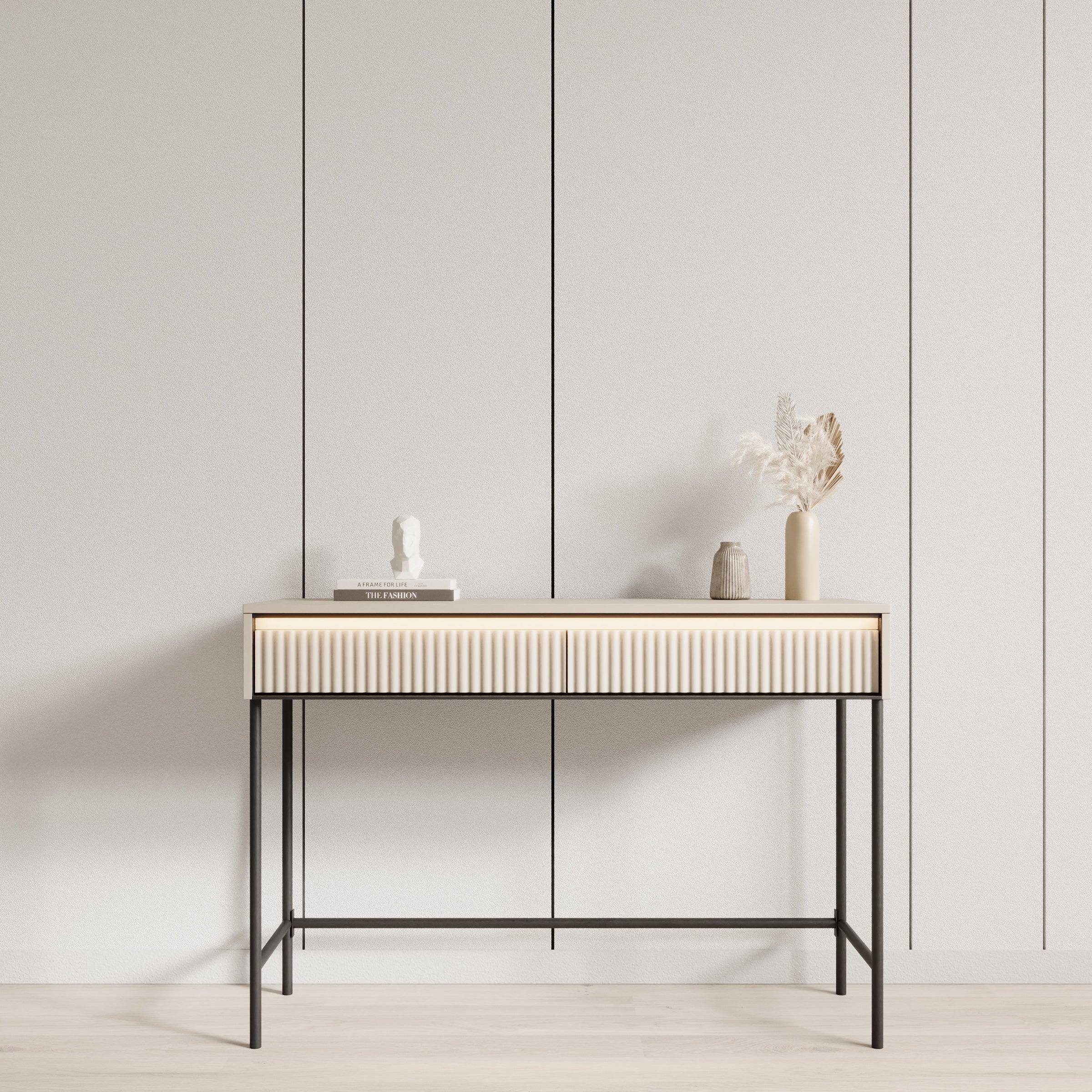 Timoteo - Kaptafel - Beige - 112x40x78 cm - Image 3