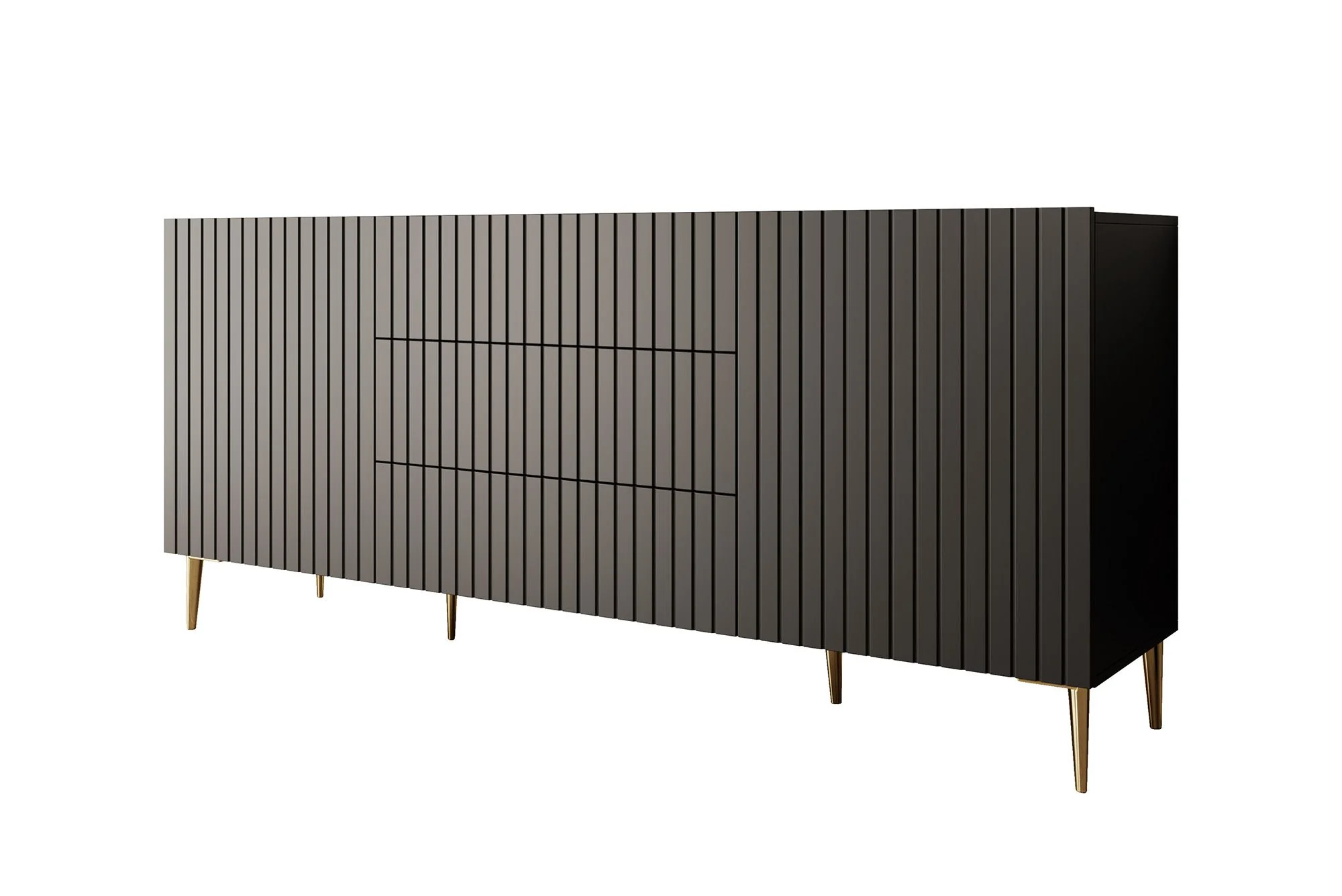 King - Dressoir - Zwart - 180x45x80 cm - Image 6