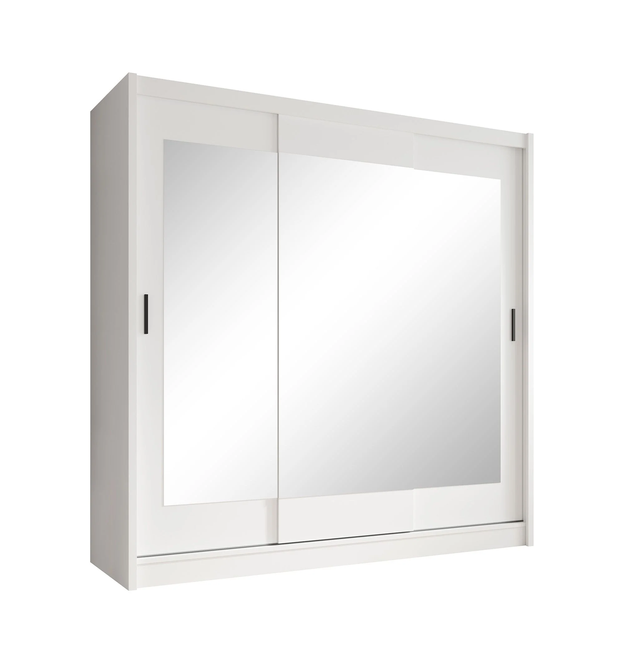 Alcamo 2 - Kledingkast met schuifdeuren - Wit - 205x63x205 cm - Image 6