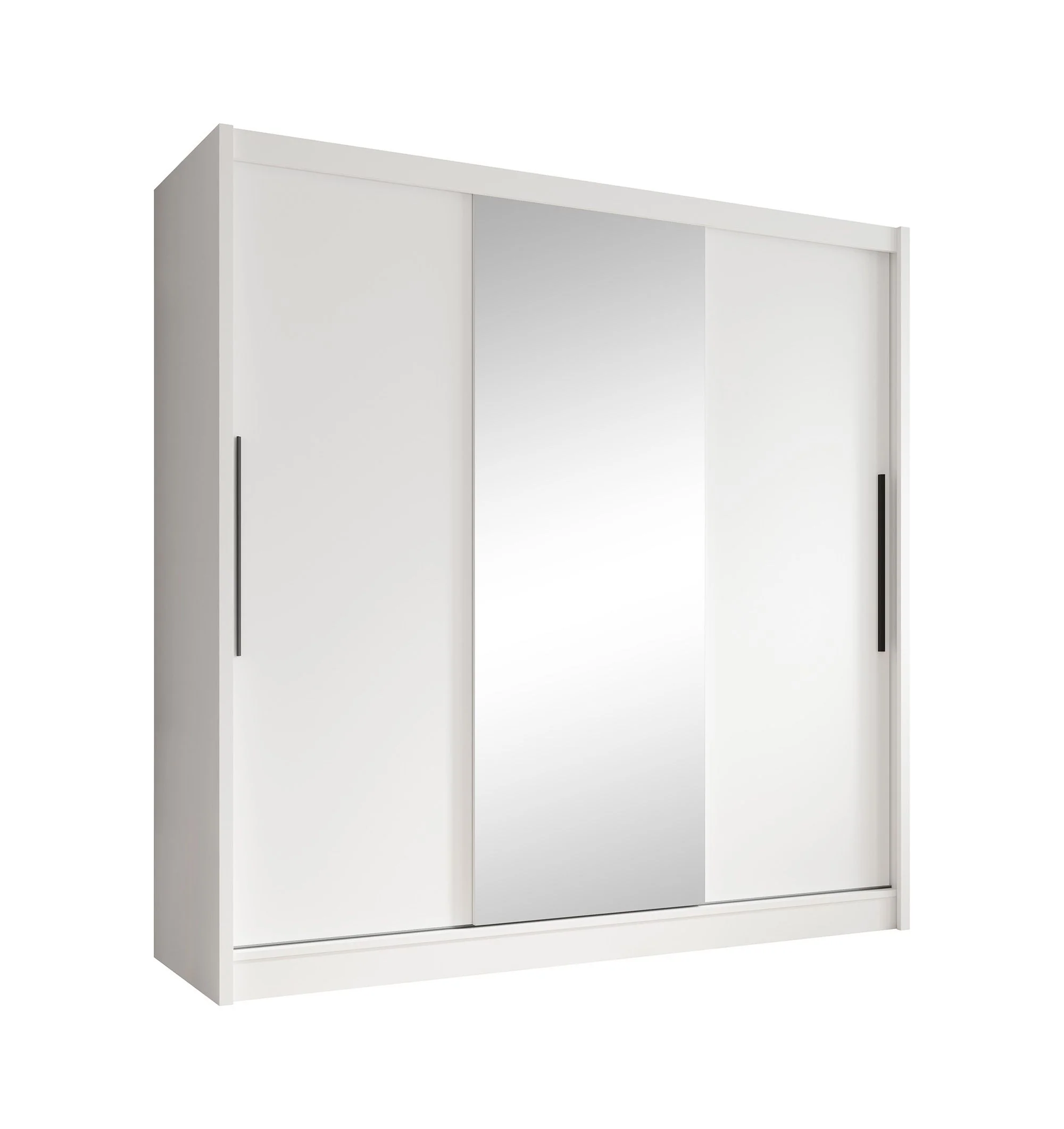 Alcamo - Kledingkast met schuifdeuren - Wit - 205x63x205 cm - Image 6