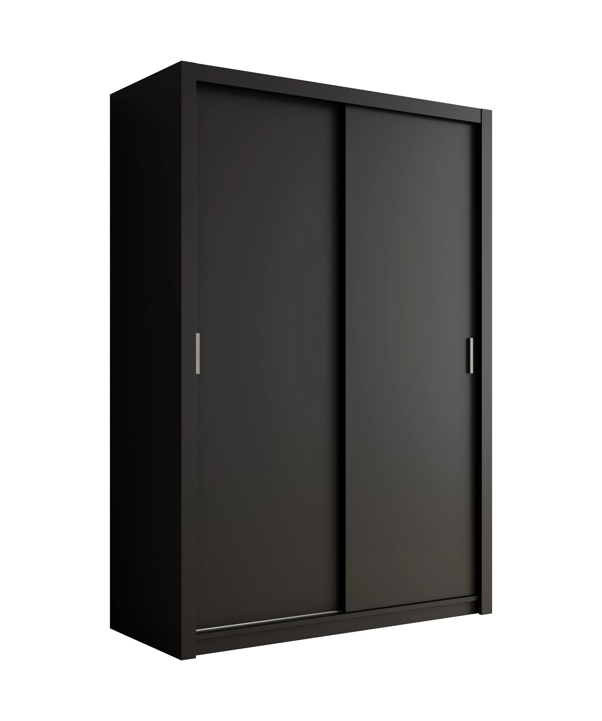 Blake - Kledingkast met schuifdeuren - Zwart - 150x62x215 cm - Image 6
