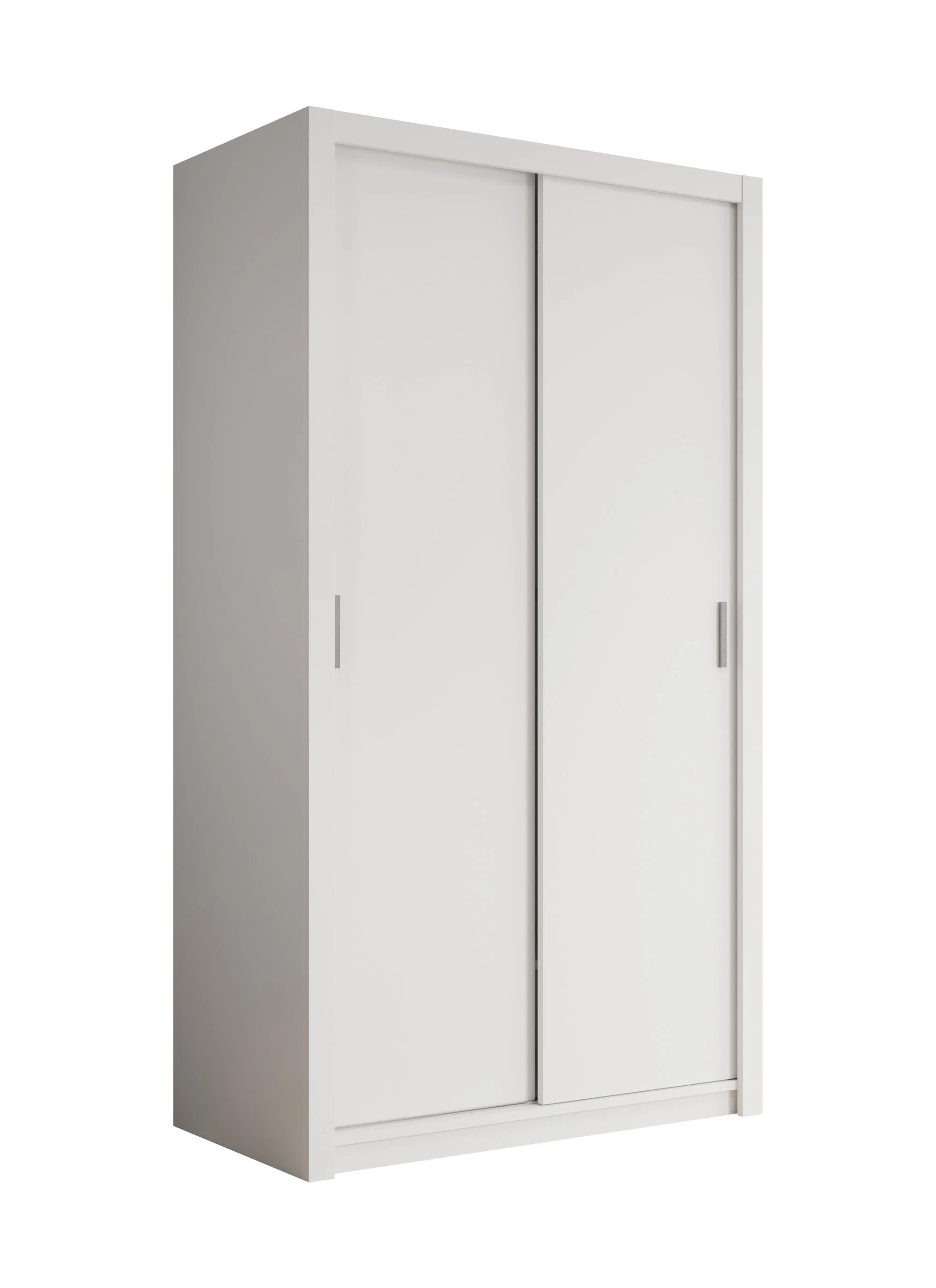 Blake - Kledingkast met schuifdeuren - Wit - 120x62x215 cm - Image 6
