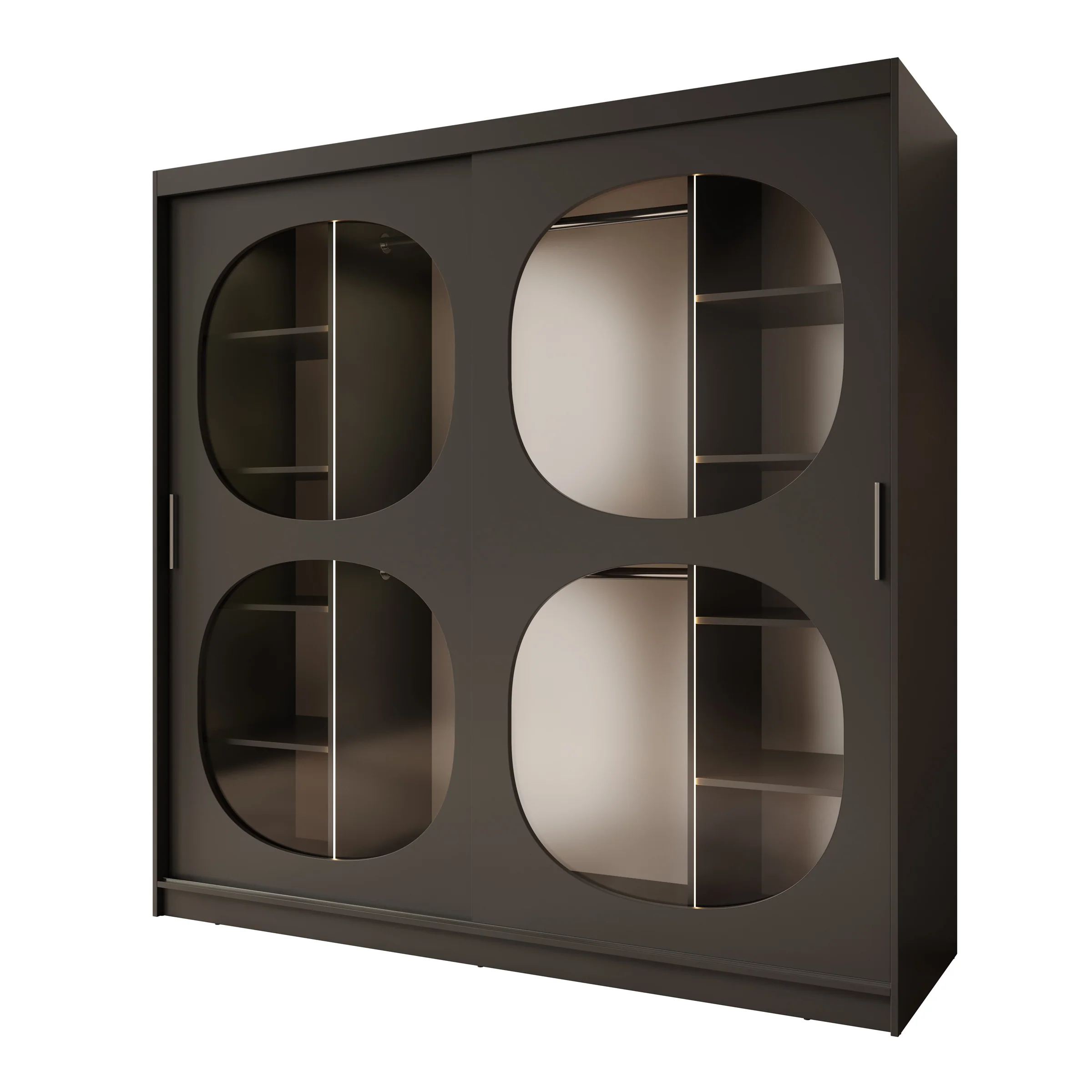 Bravanti - Kledingkast - Zwart - 200x62x200 cm - Image 6