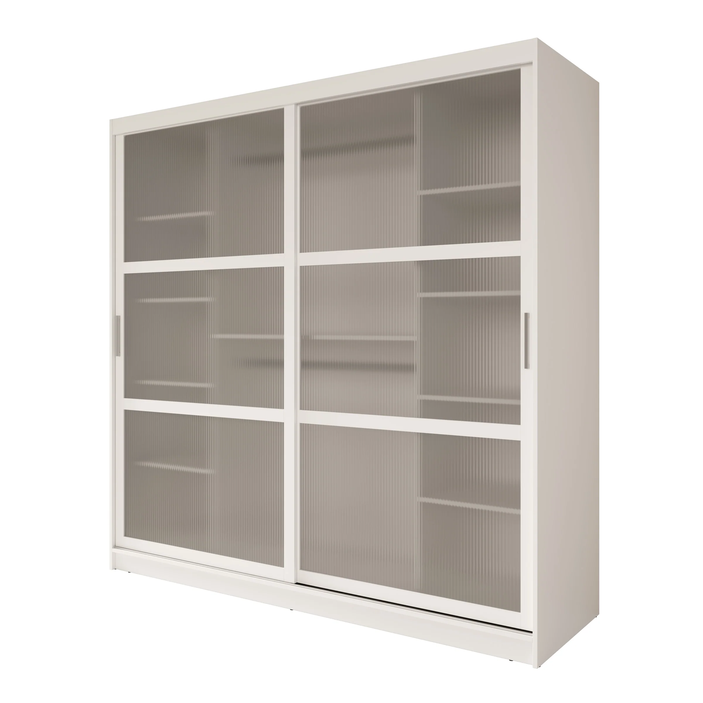 Fessaro - Kledingkast - Wit - 200x62x200 cm - Image 6
