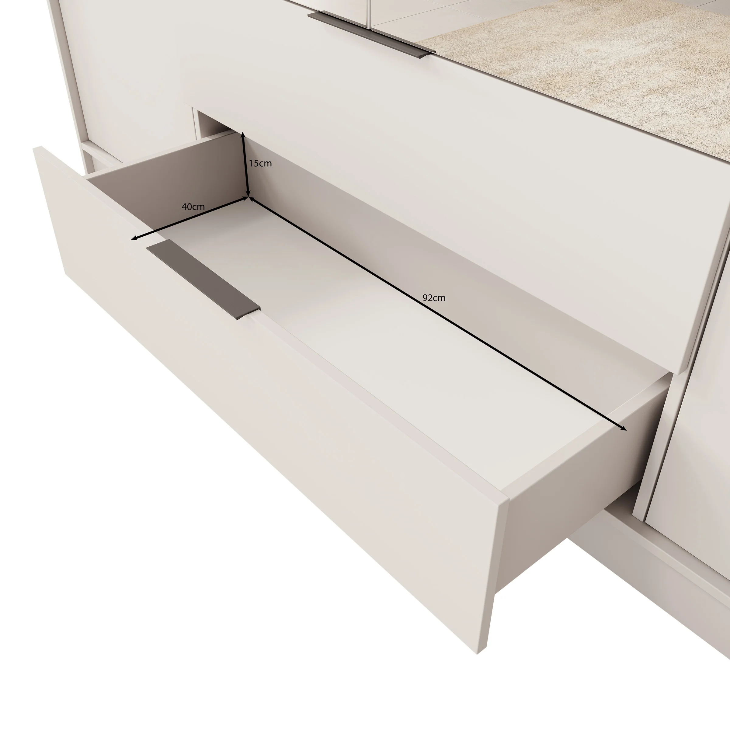 Kaelum - Kledingkast 4-deurs - Eiken - 206x51x200 cm - Image 6