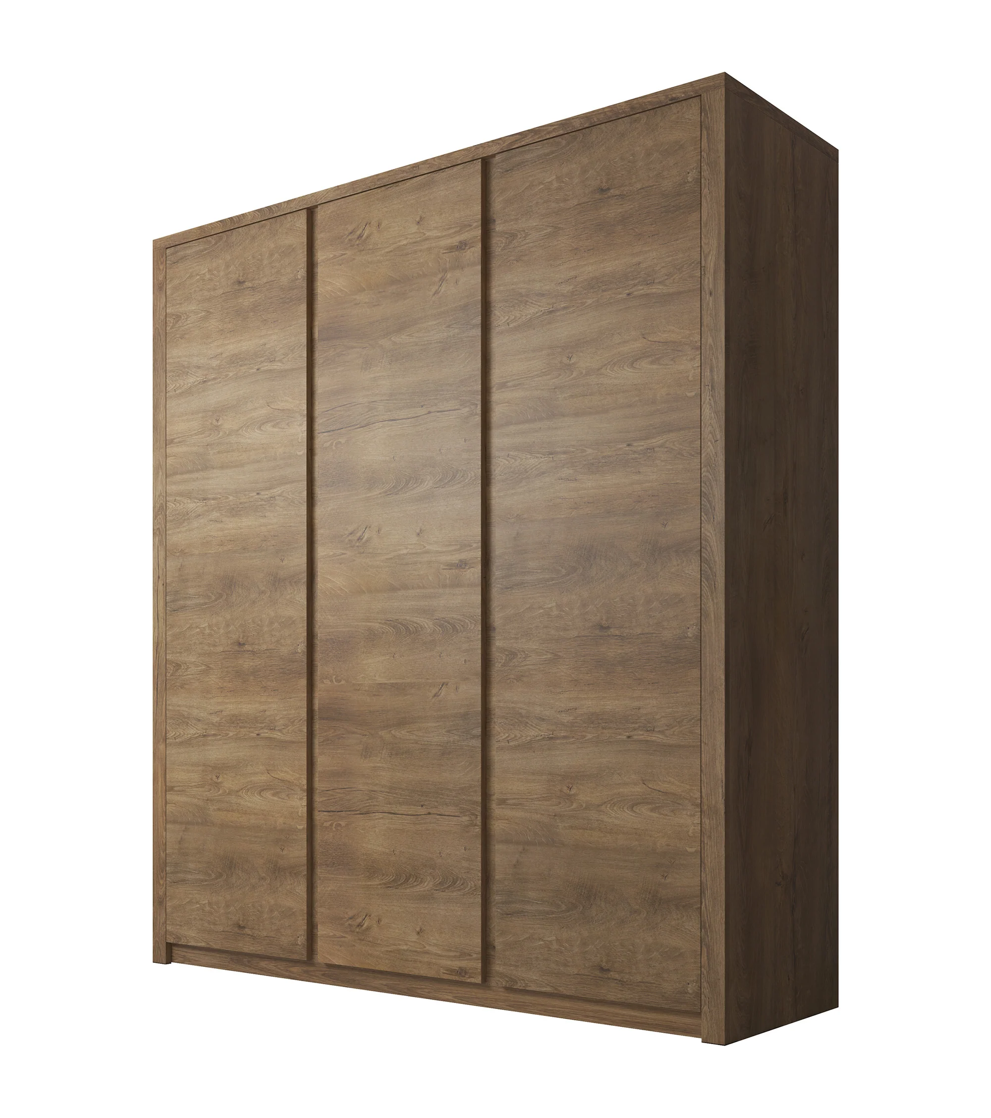 Monaco - Kledingkast 3-deurs - Eiken  - 166x53x197 cm - Image 5
