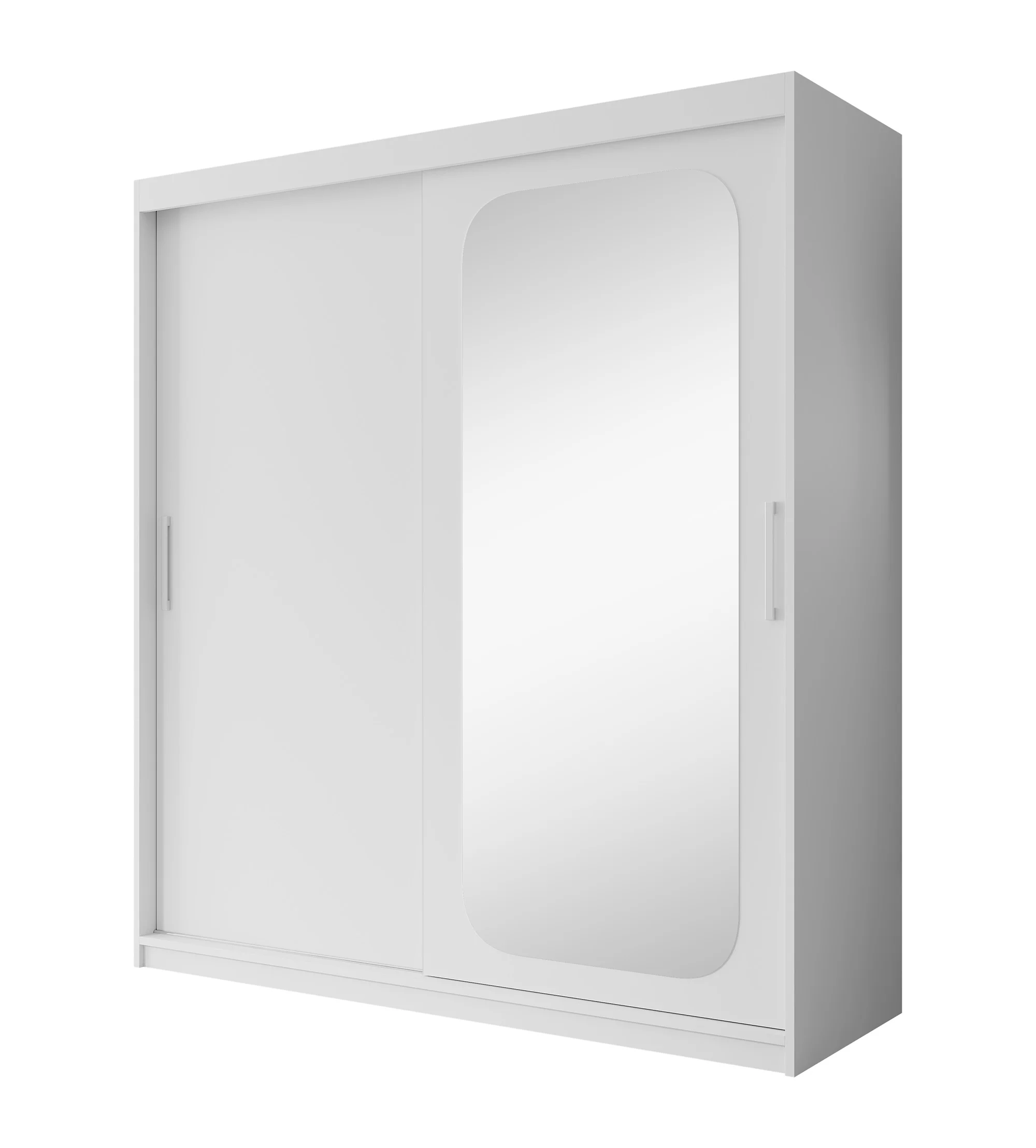 Pete - Kledingkast met schuifdeuren - Wit - 180x62x200 cm - Image 6