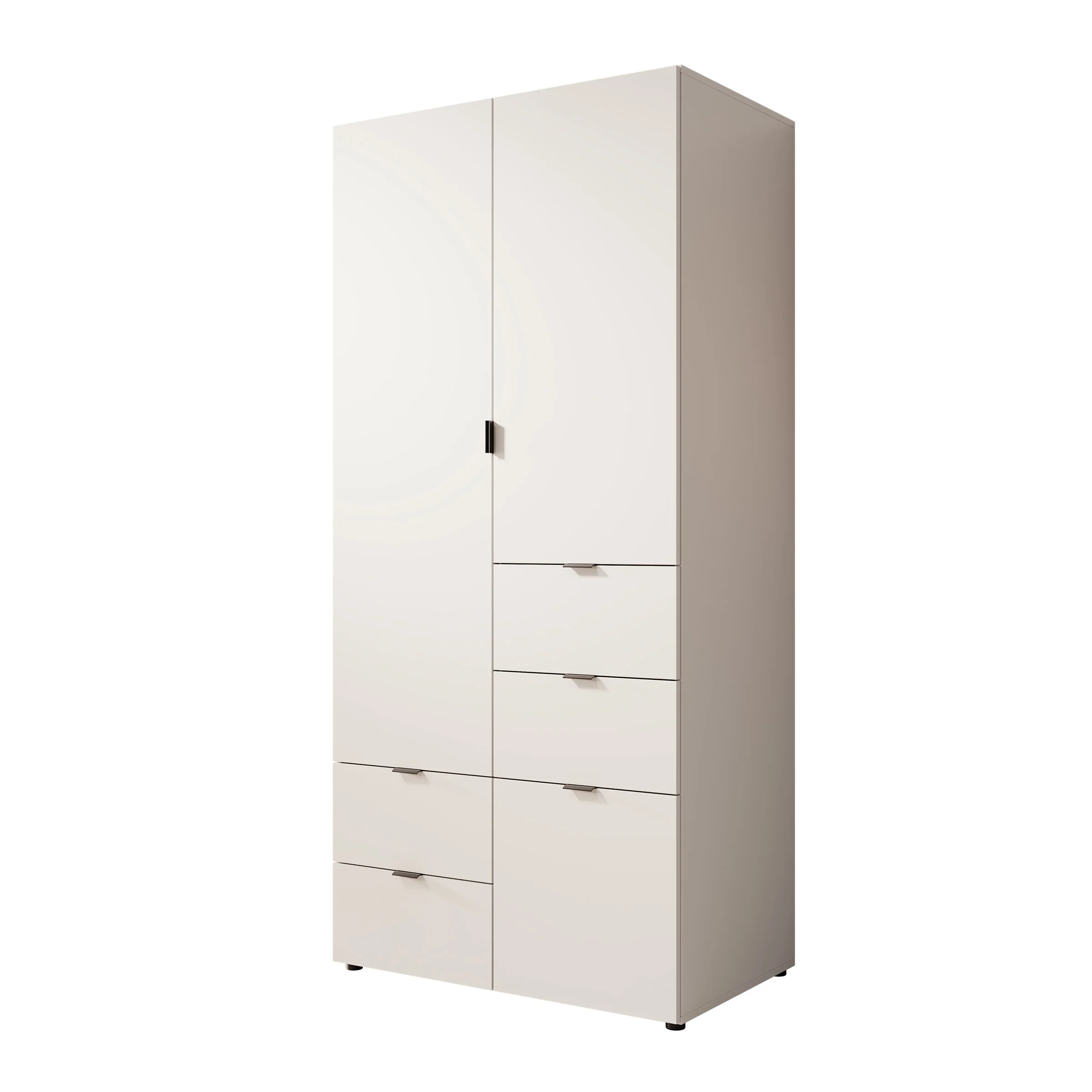 Zayden - Kledingkast 2-deurs - Wit - 90x55x190 cm - Image 7