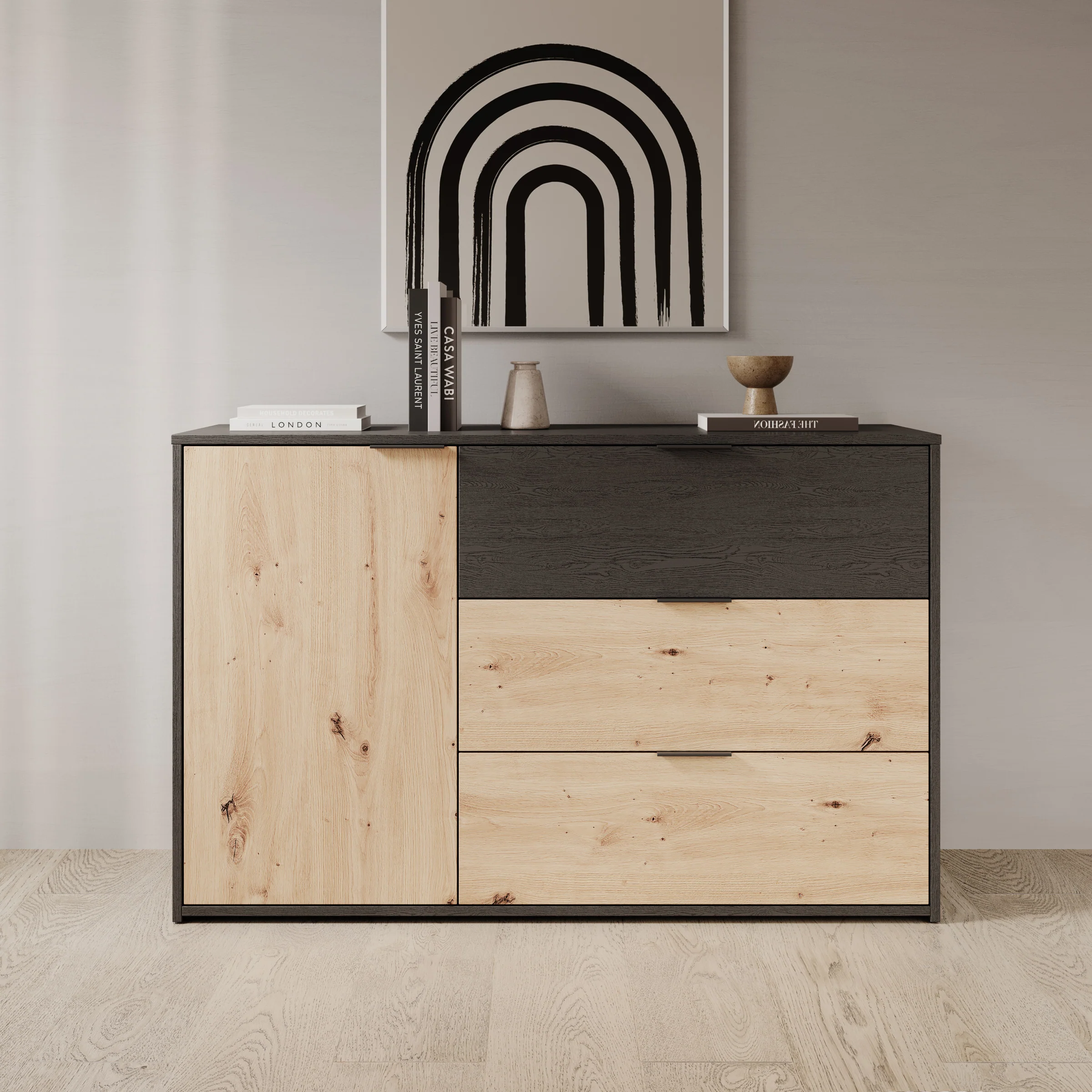 Augustus - Dressoir - Eiken - 125x40x80 cm - Image 3