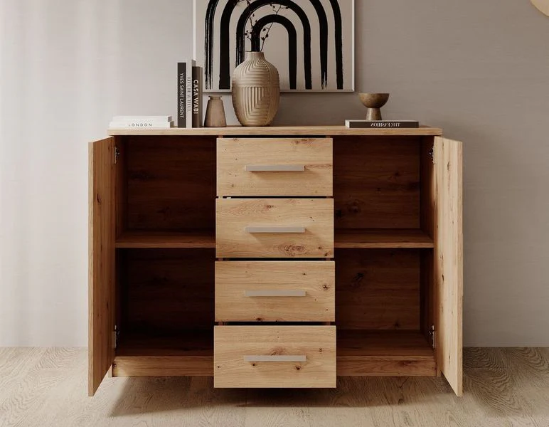 Ladekast Blake - Eiken - 120x40x90 cm - Image 2